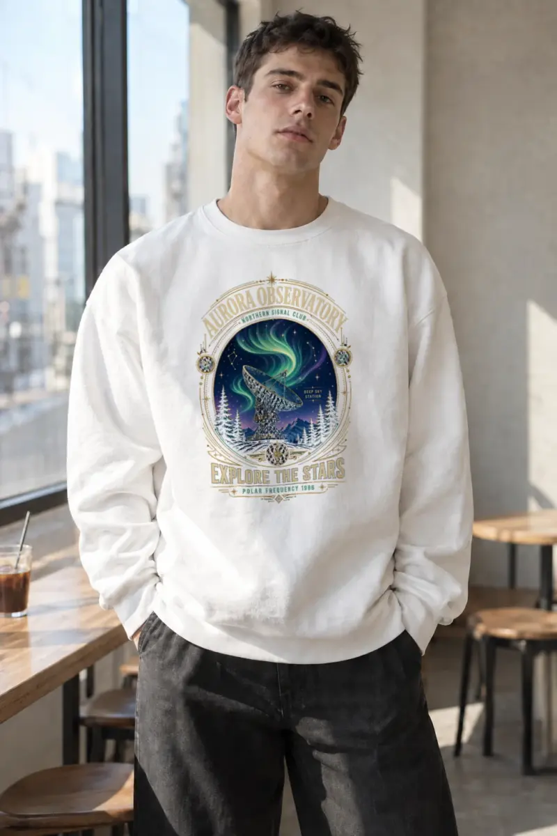 "Polar Frequency 1986" Heavy Blend Unisex Crewneck Sweatshirt | Gildan 18000