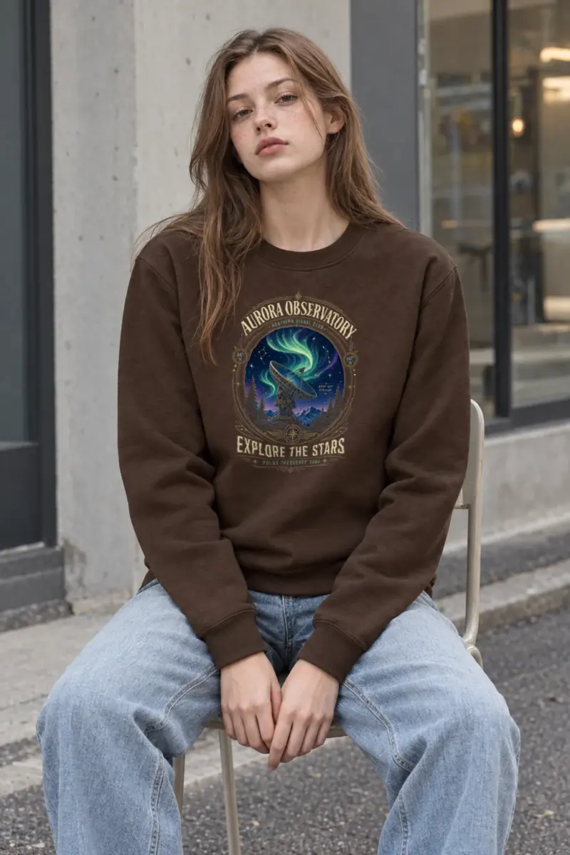 "Polar Frequency 1986" Heavy Blend Unisex Crewneck Sweatshirt