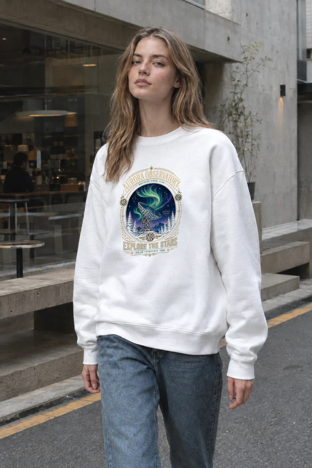"Polar Frequency 1986" Heavy Blend Unisex Crewneck Sweatshirt | Gildan 18000