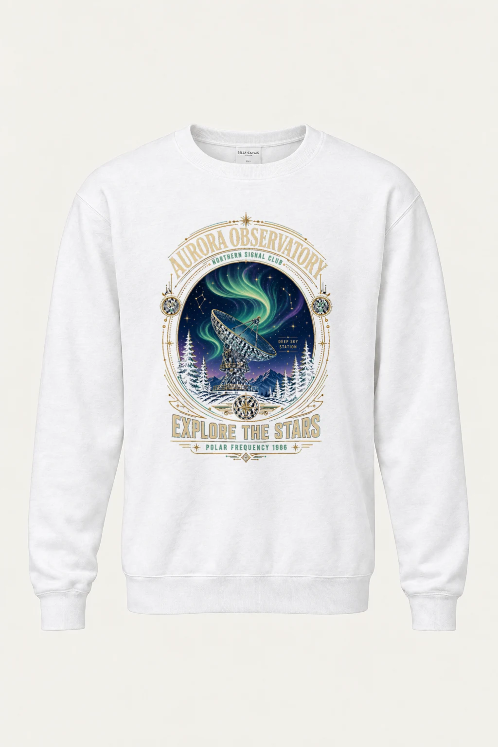 "Polar Frequency 1986" Heavy Blend Unisex Crewneck Sweatshirt | Gildan 18000