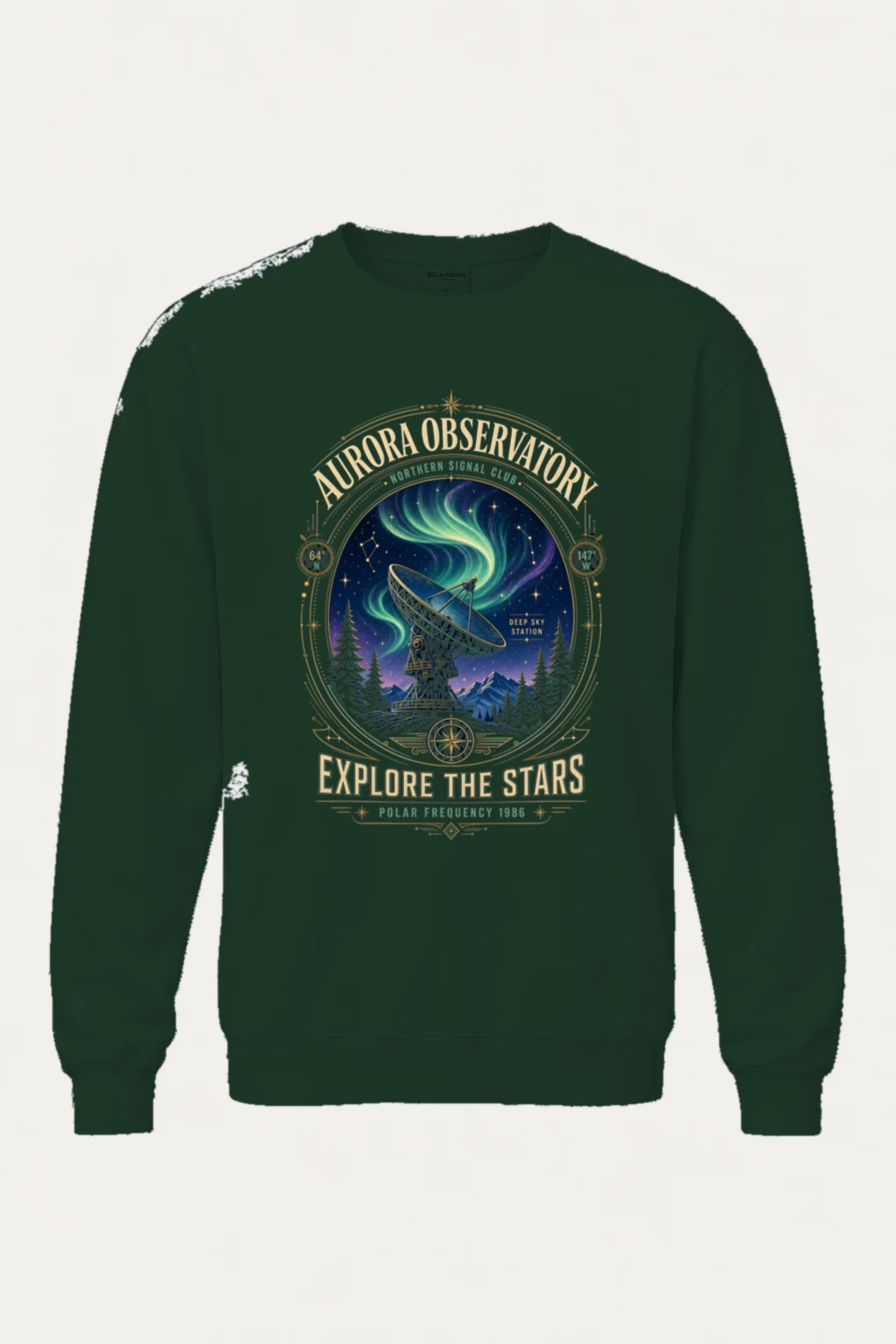 "Polar Frequency 1986" Heavy Blend Unisex Crewneck Sweatshirt | Gildan 18000