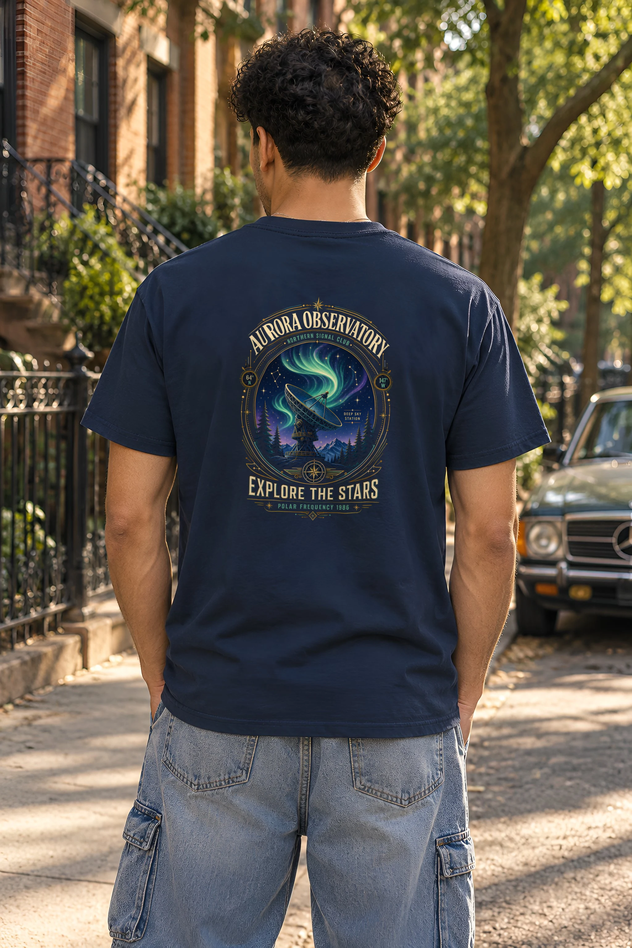 "Polar Frequency 1986" Heavyweight Unisex Crewneck T-shirt