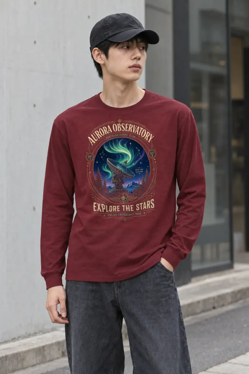 "Polar Frequency" Unisex Longsleeve T-shirt