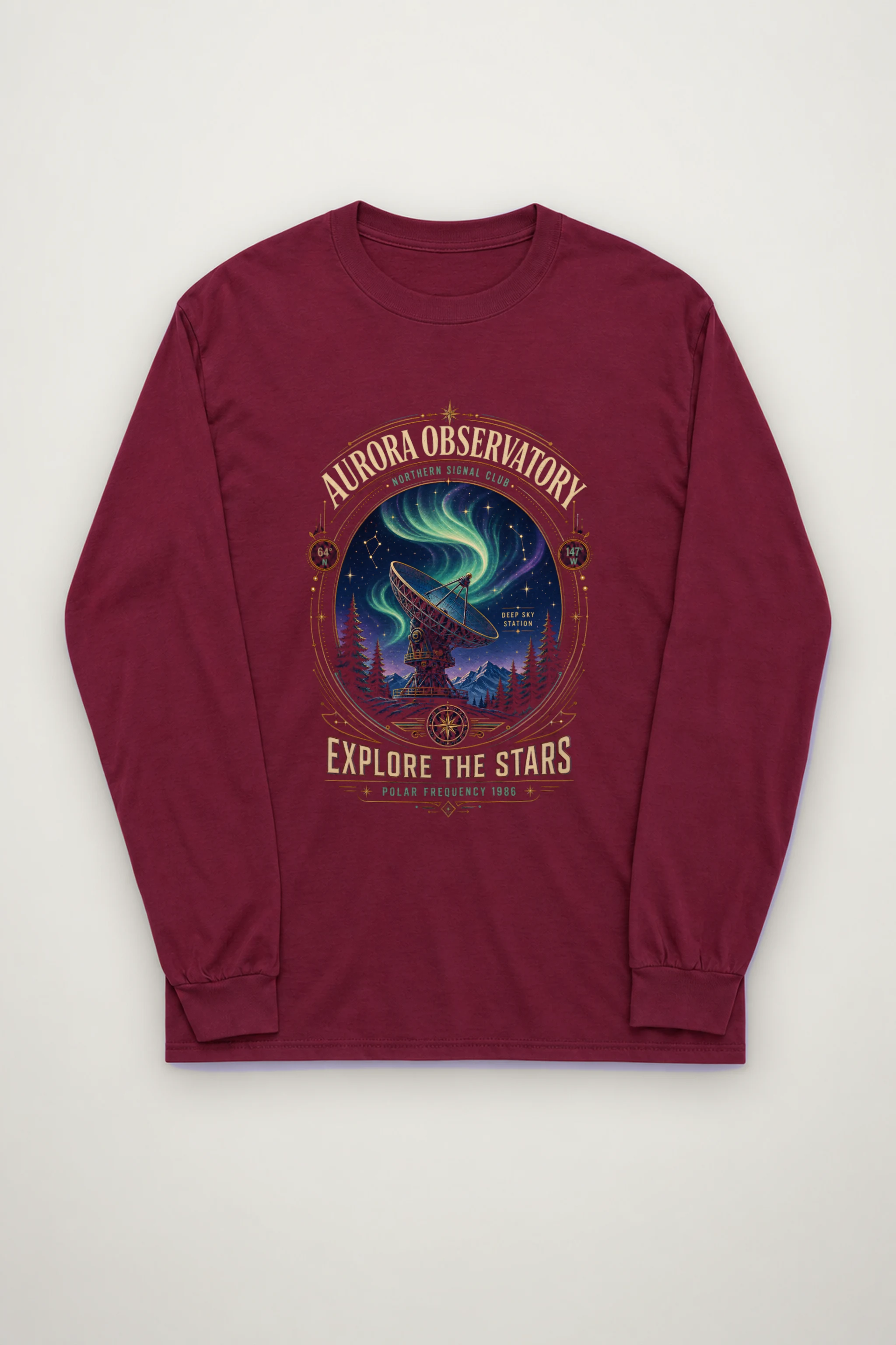 "Polar Frequency" Unisex Longsleeve T-shirt