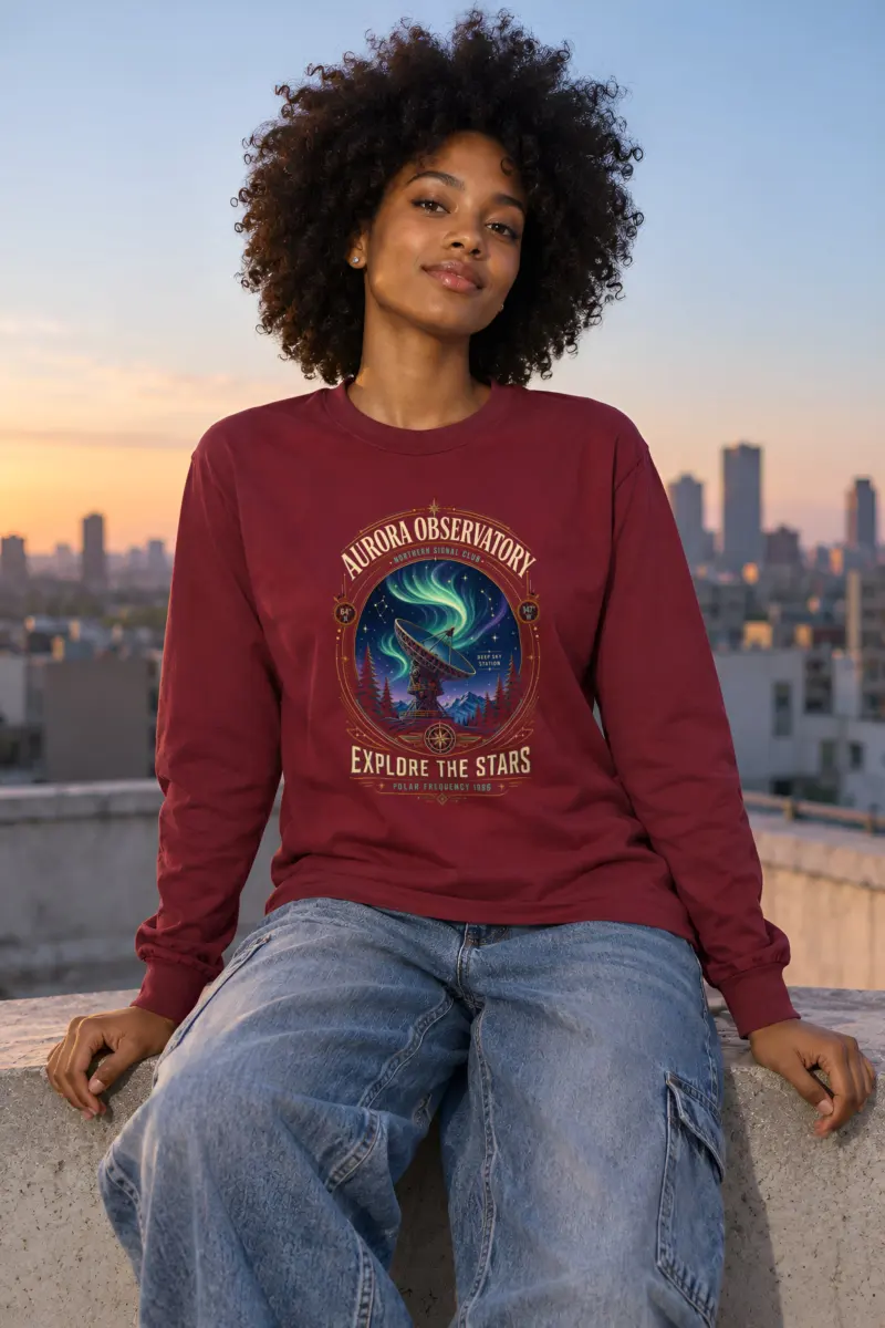 "Polar Frequency" Unisex Longsleeve T-shirt