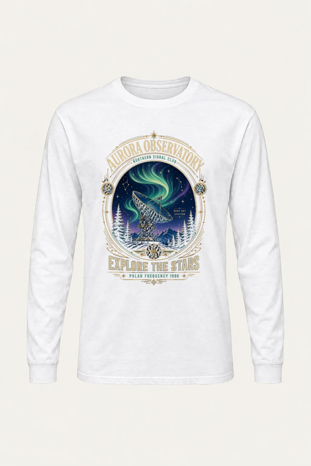 "Polar Frequency" Unisex Longsleeve T-shirt | Gildan 2400