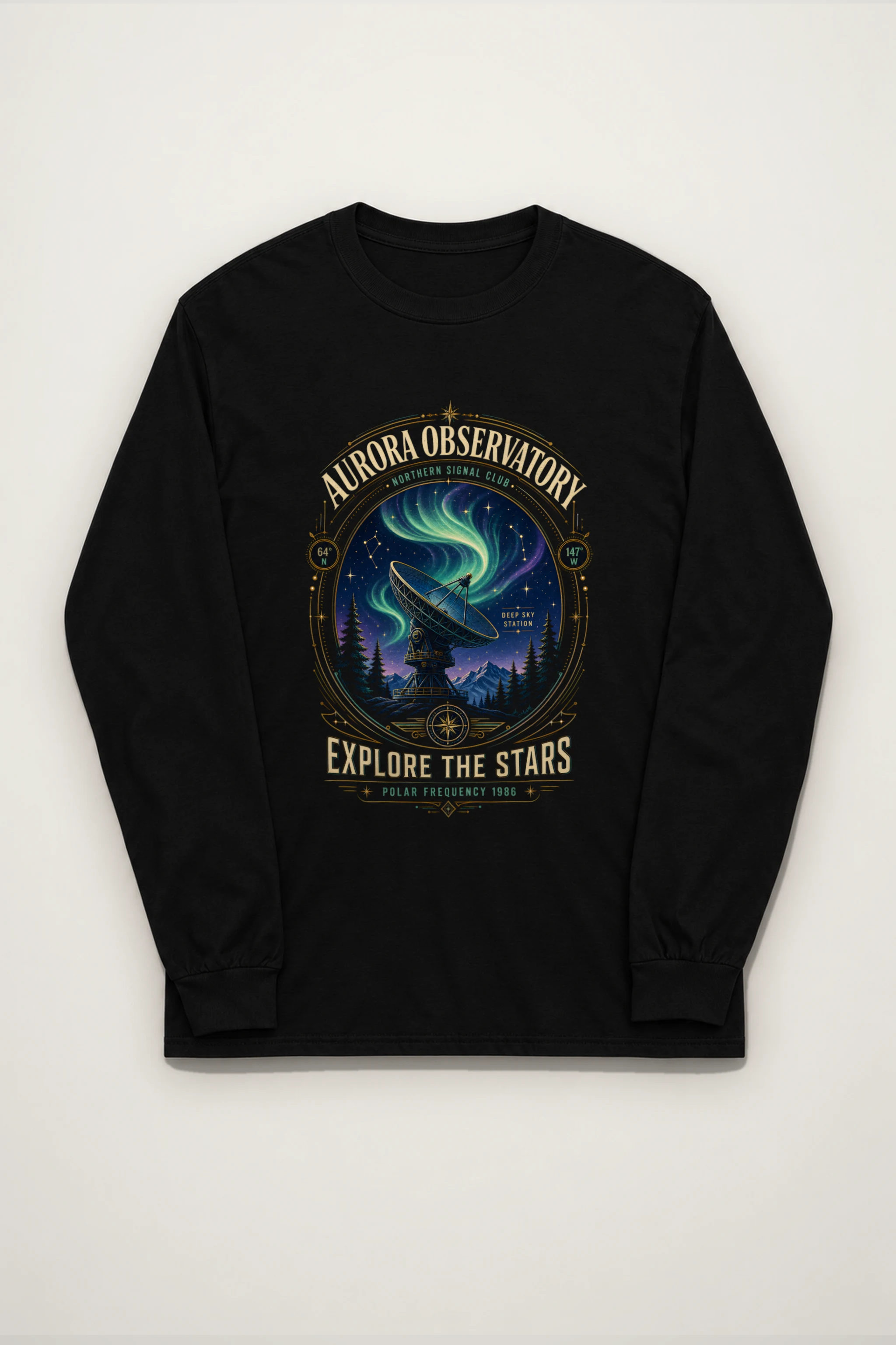 "Polar Frequency" Unisex Longsleeve T-shirt