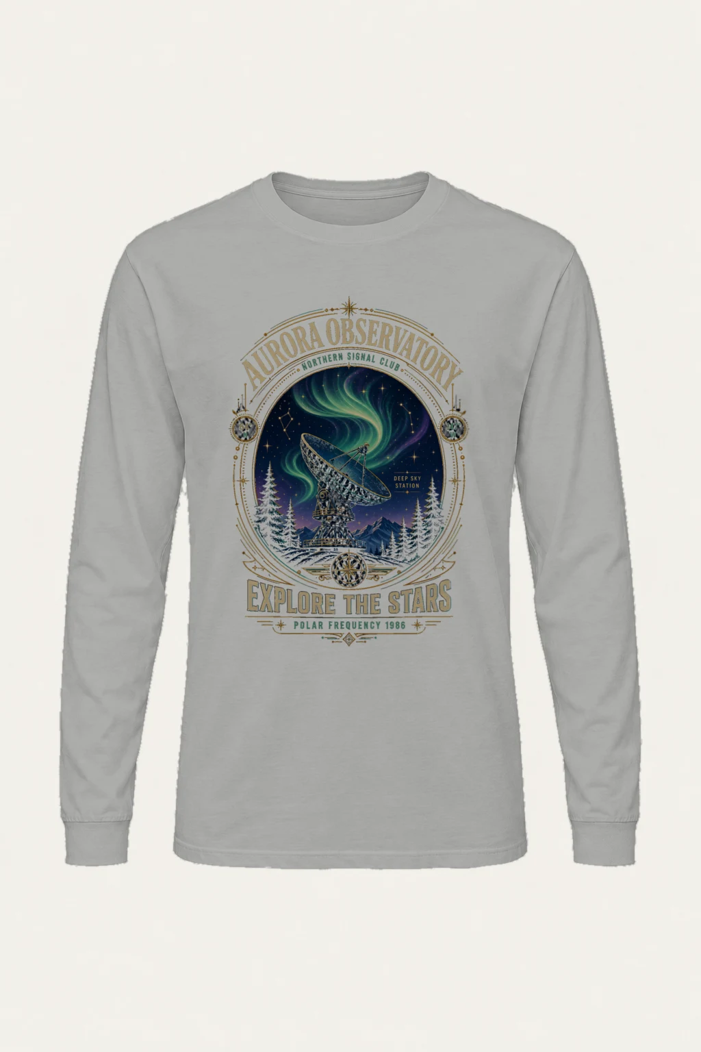 "Polar Frequency" Unisex Longsleeve T-shirt | Gildan 2400