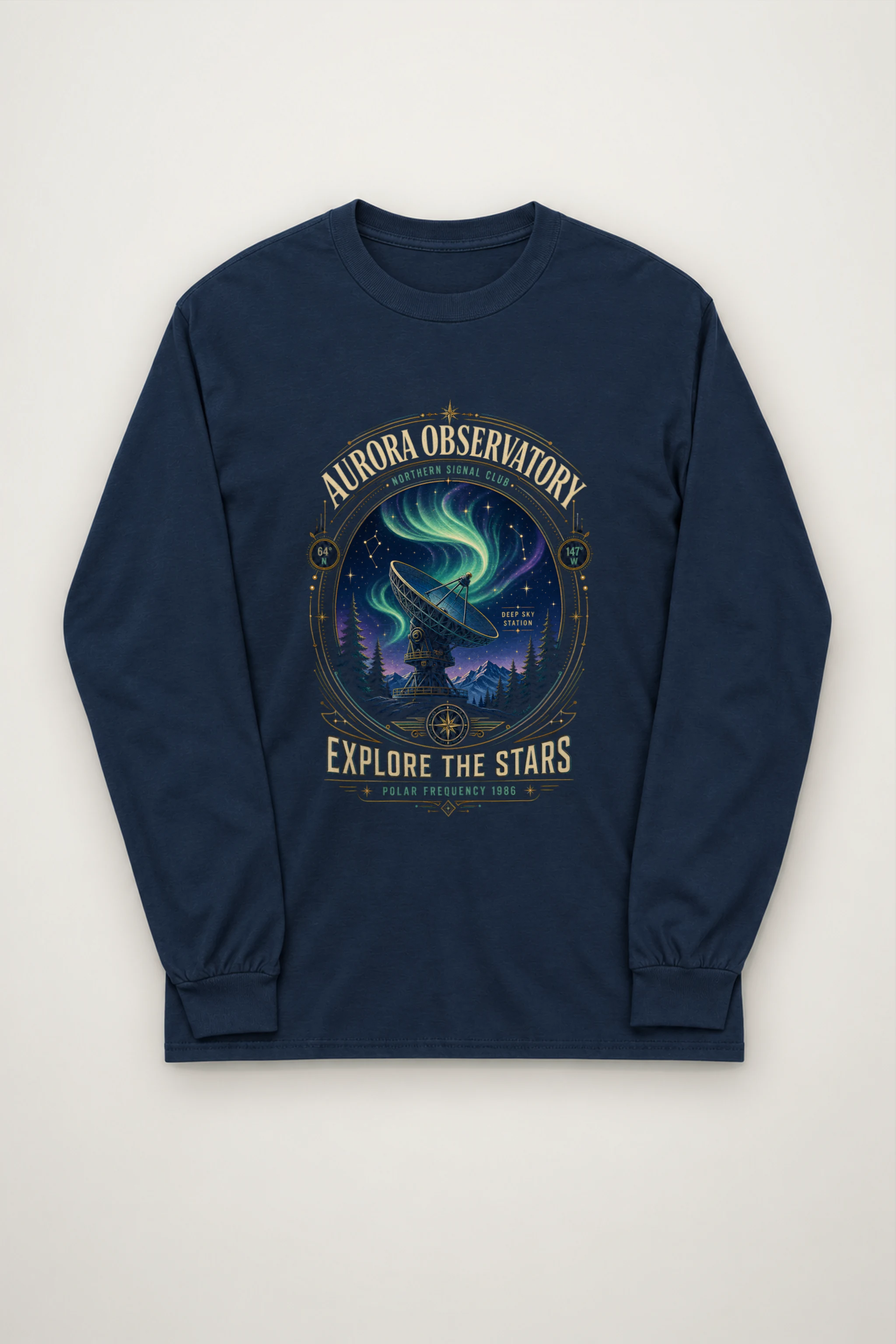 "Polar Frequency" Unisex Longsleeve T-shirt