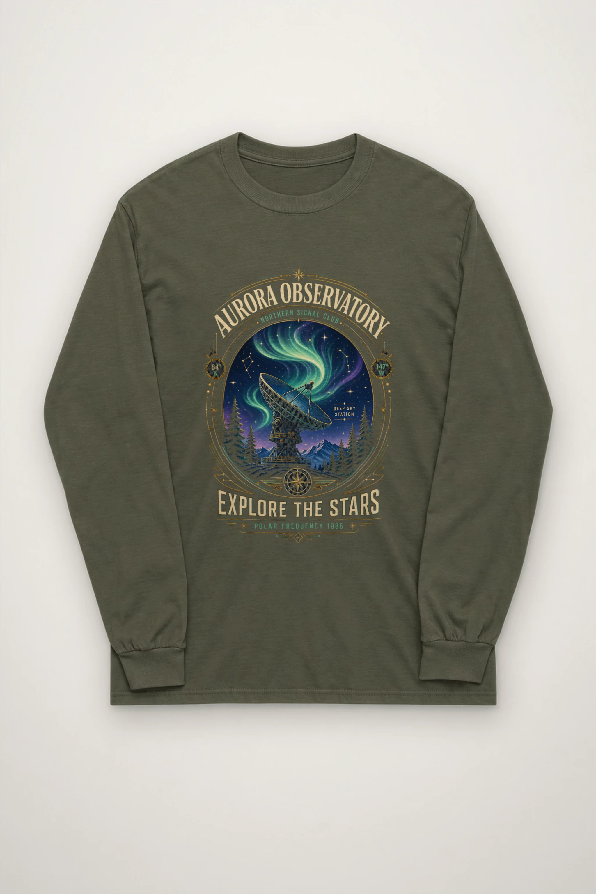 "Polar Frequency" Unisex Longsleeve T-shirt