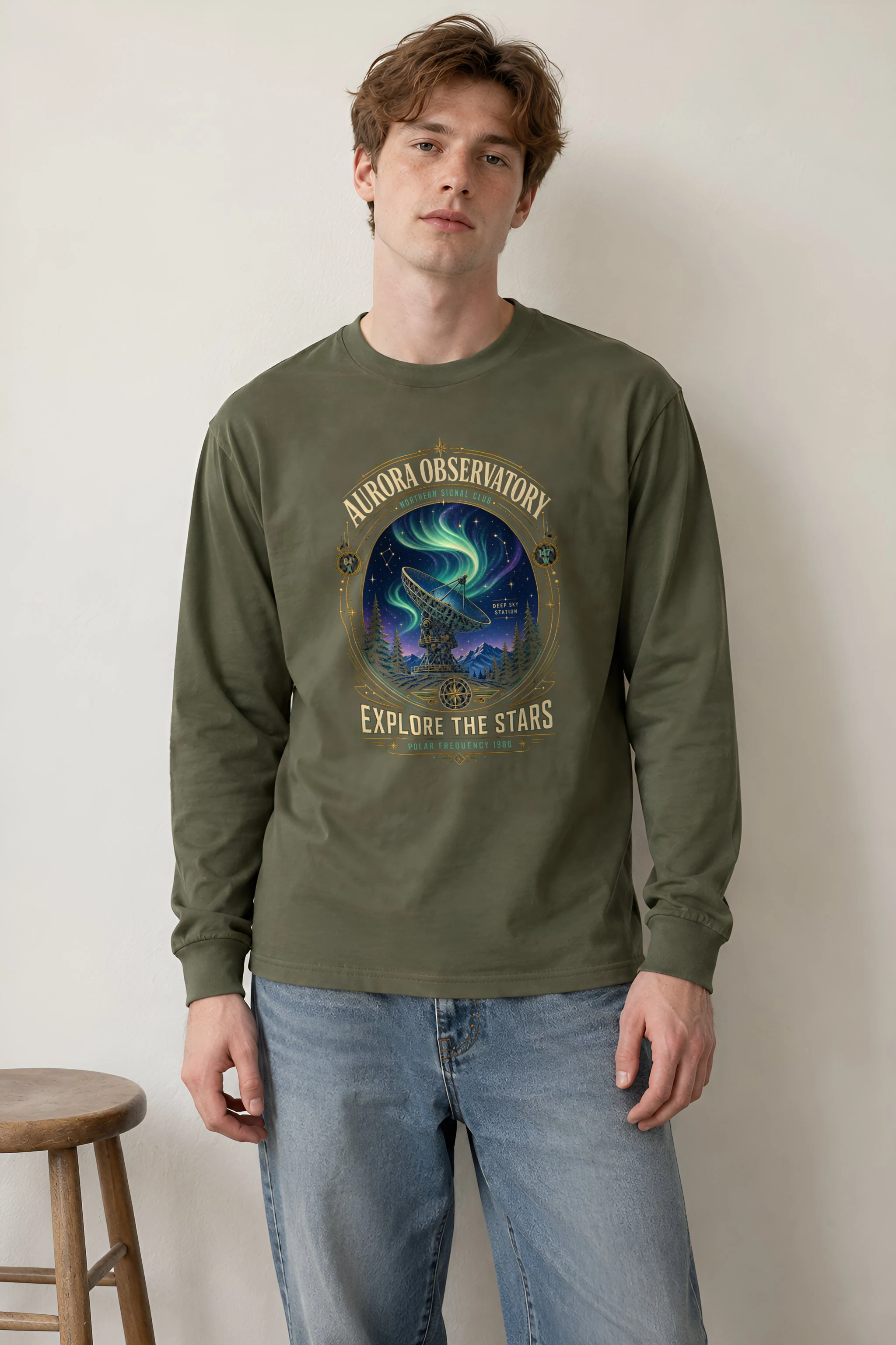 "Polar Frequency" Unisex Longsleeve T-shirt