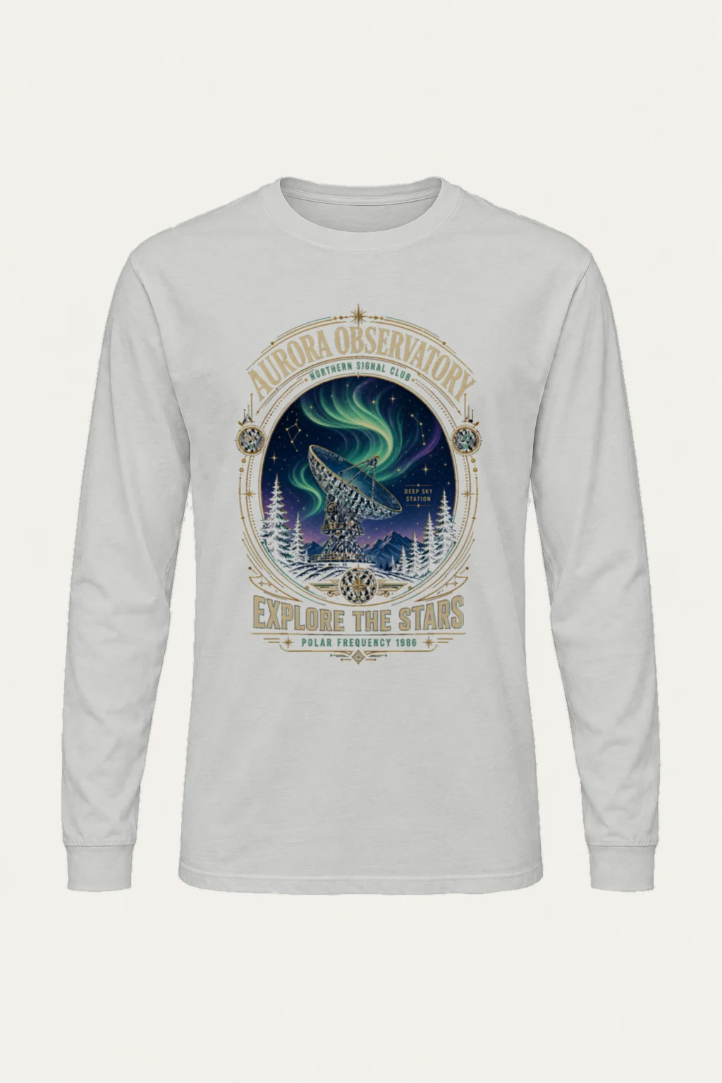"Polar Frequency" Unisex Longsleeve T-shirt | Gildan 2400