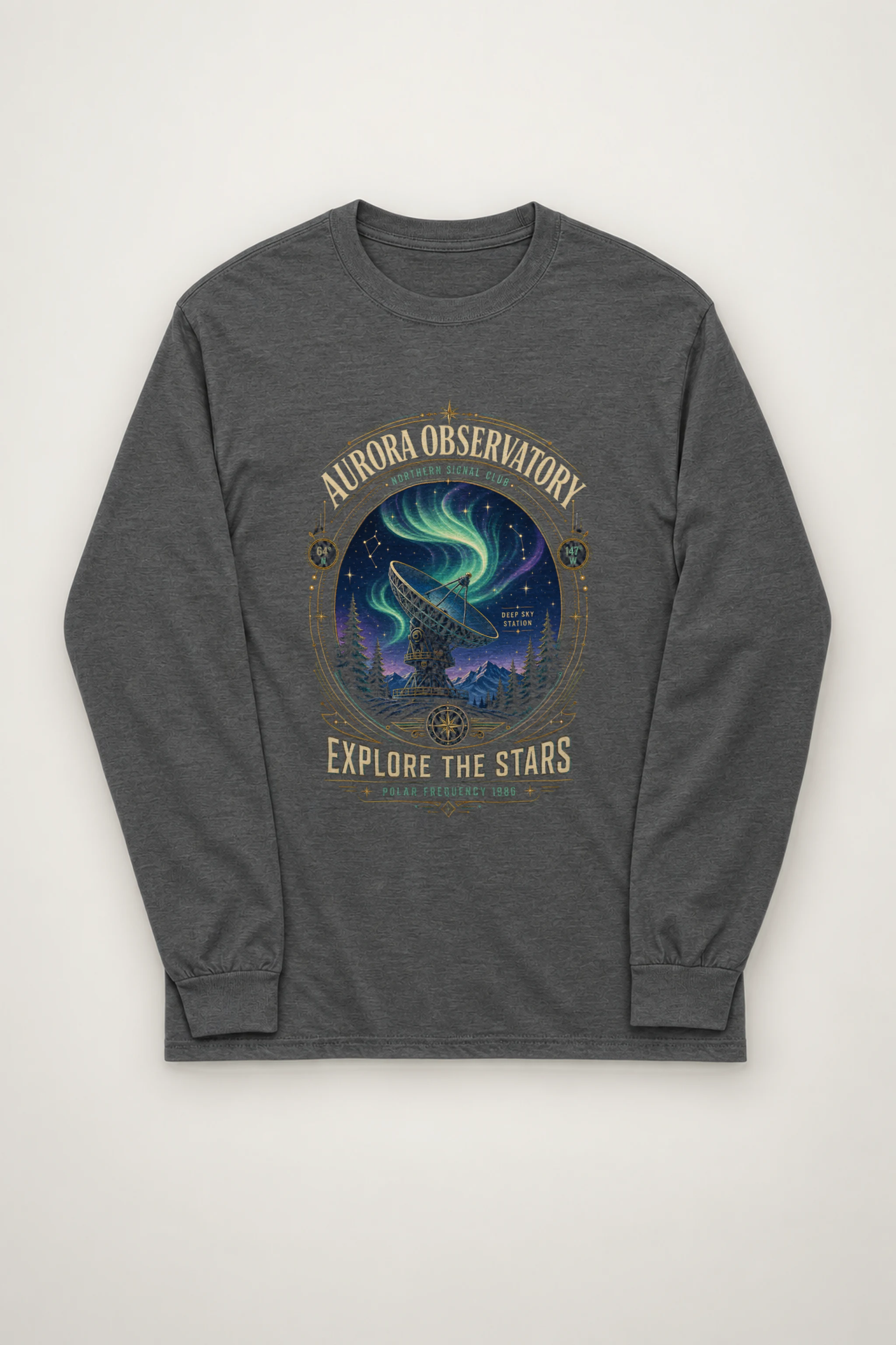 "Polar Frequency" Unisex Longsleeve T-shirt