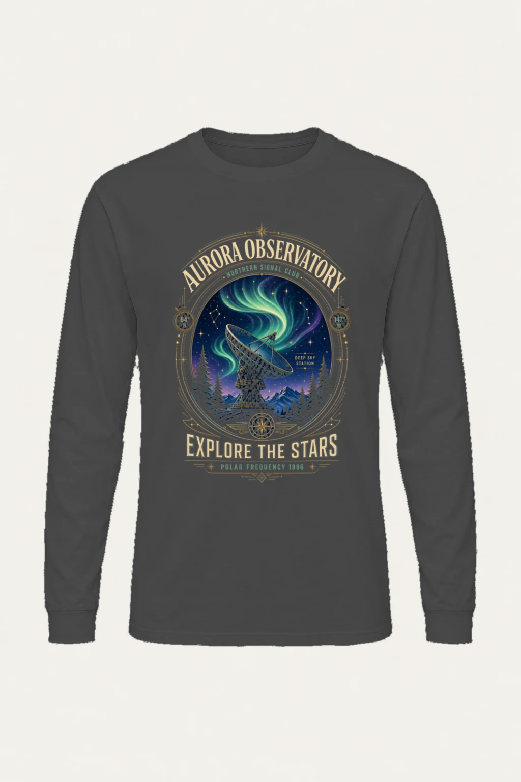 "Polar Frequency" Unisex Longsleeve T-shirt | Gildan 2400