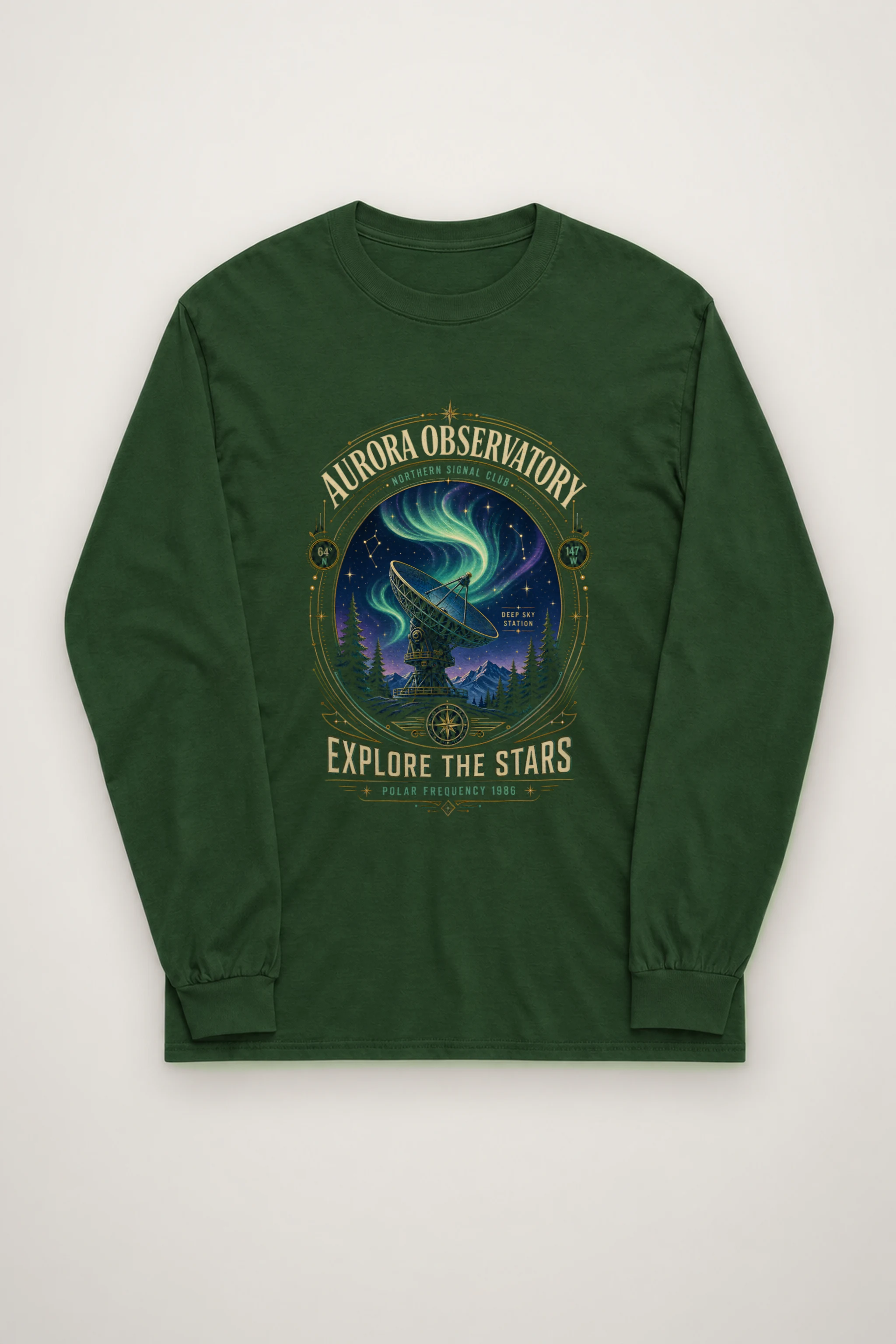 "Polar Frequency" Unisex Longsleeve T-shirt