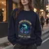 "Polar Frequency" Unisex Sponge Fleece Crewneck Sweatshirt | Bella + Canvas 3901