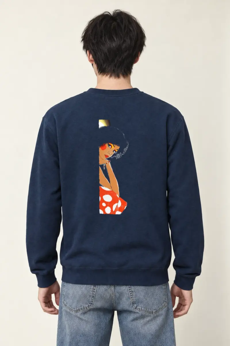 "Polka Dot Muse" Heavy Blend Unisex Crewneck Sweatshirt