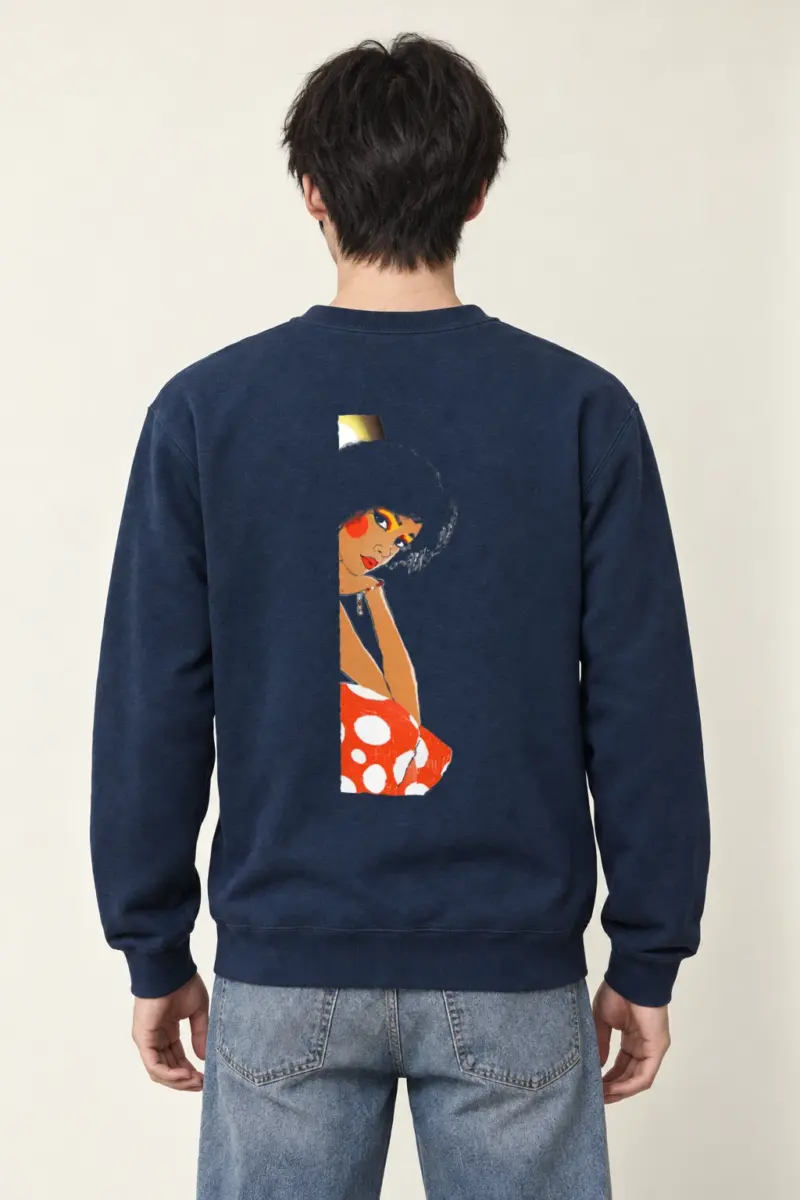 "Polka Dot Muse" Heavy Blend Unisex Crewneck Sweatshirt