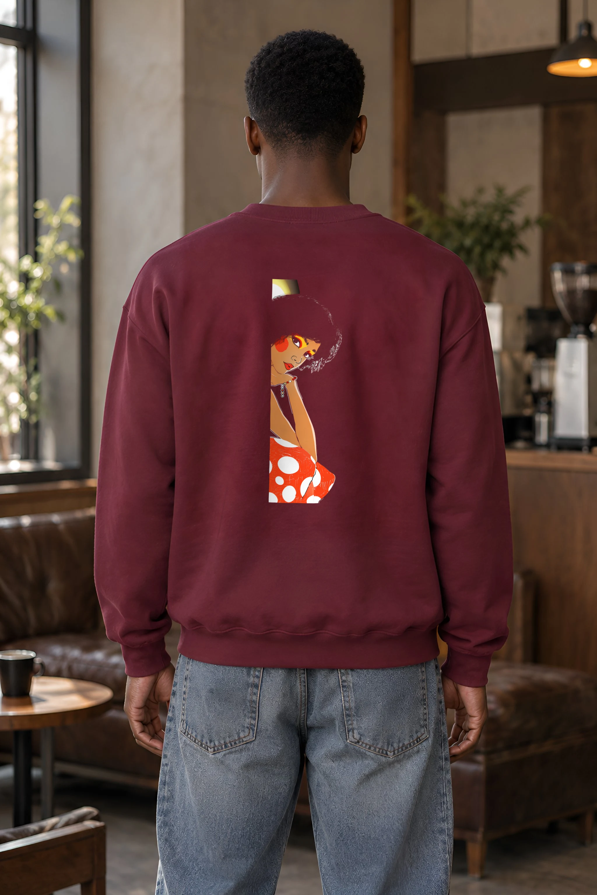 "Polka Dot Muse" 1 Crewneck Sweatshirt