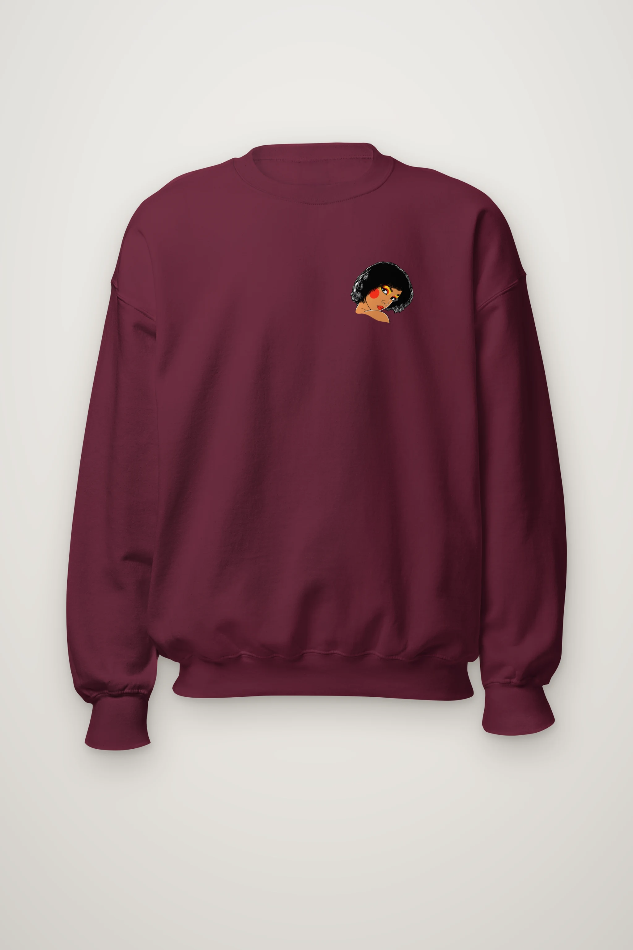 "Polka Dot Muse" Heavy Blend Unisex Crewneck Sweatshirt