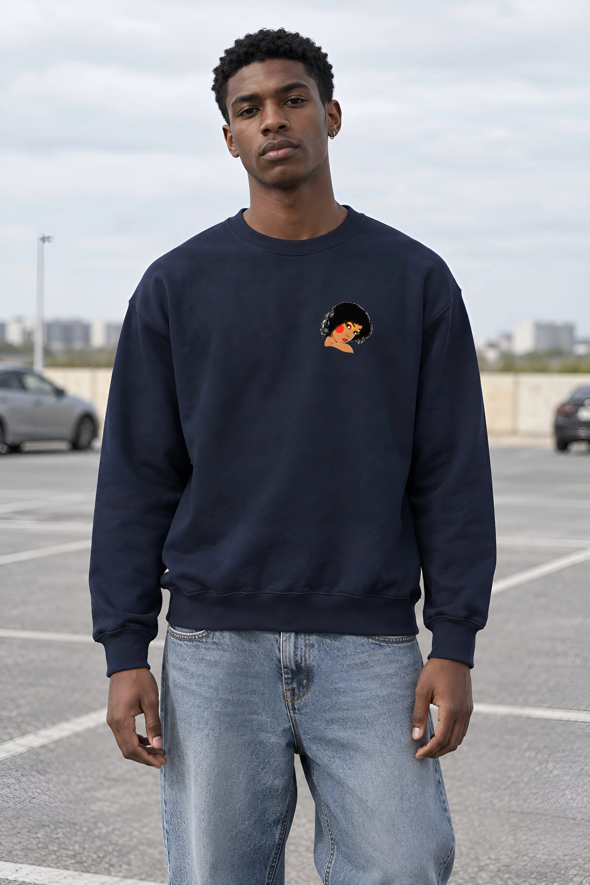 "Polka Dot Muse" 1 Crewneck Sweatshirt