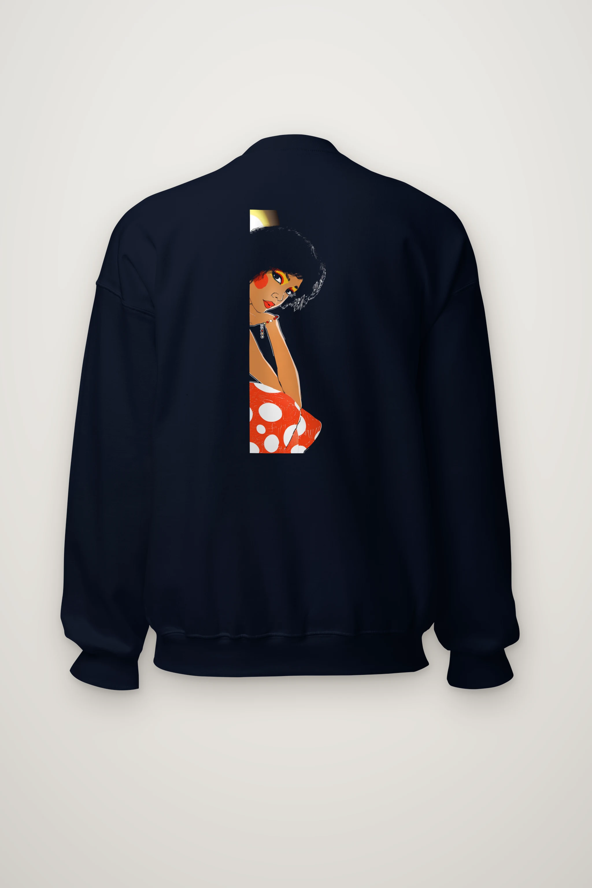 "Polka Dot Muse" Heavy Blend Unisex Crewneck Sweatshirt