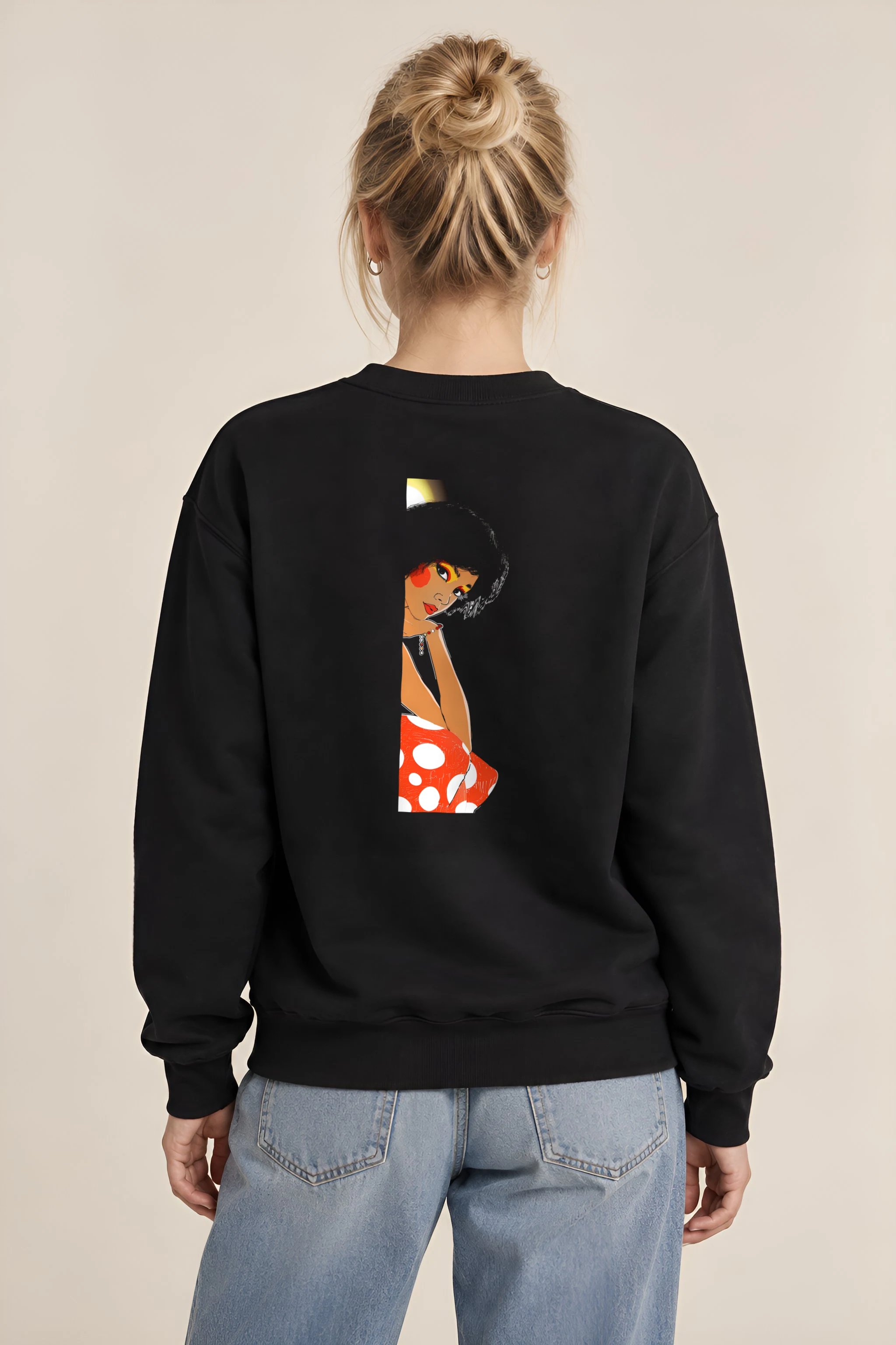 "Polka Dot Muse" 1 Crewneck Sweatshirt