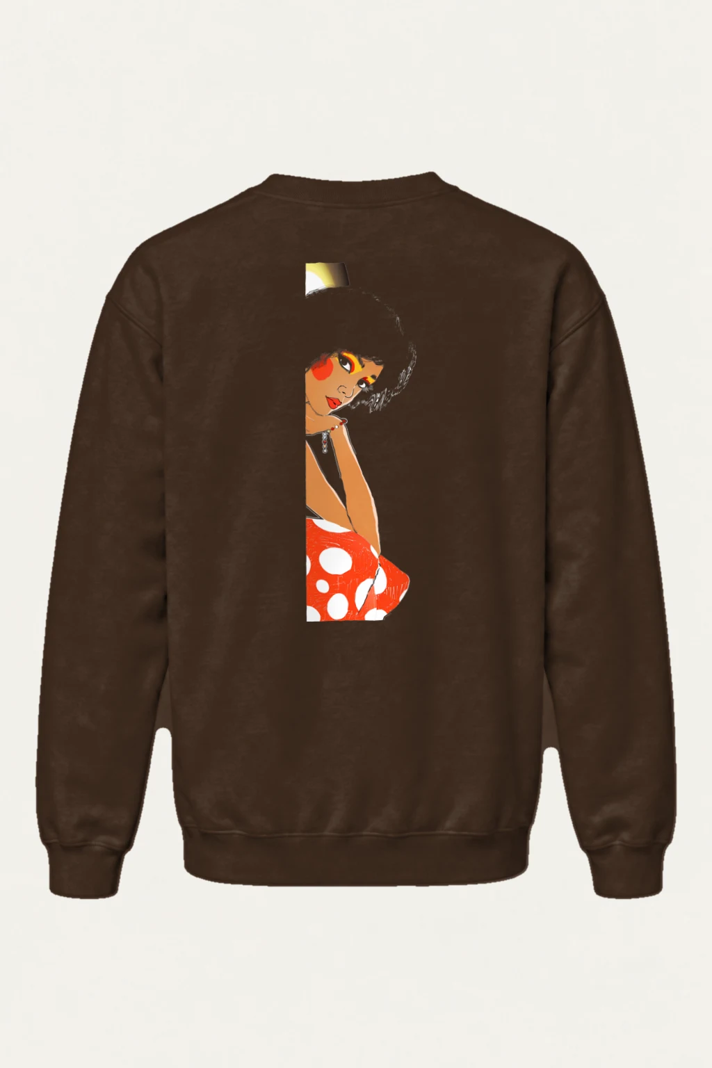 "Polka Dot Muse" Heavy Blend Unisex Crewneck Sweatshirt | Gildan 18000