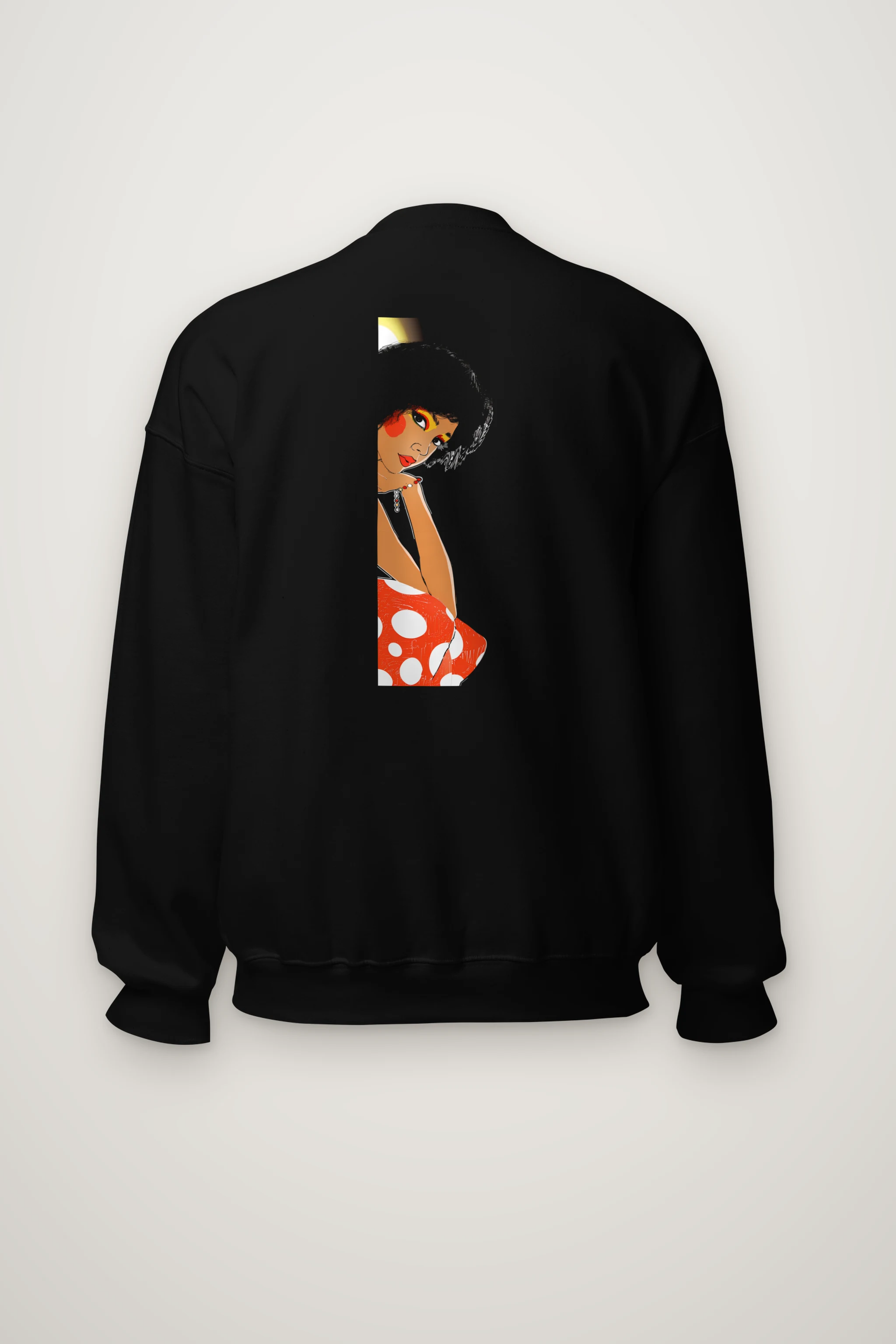"Polka Dot Muse" Heavy Blend Unisex Crewneck Sweatshirt