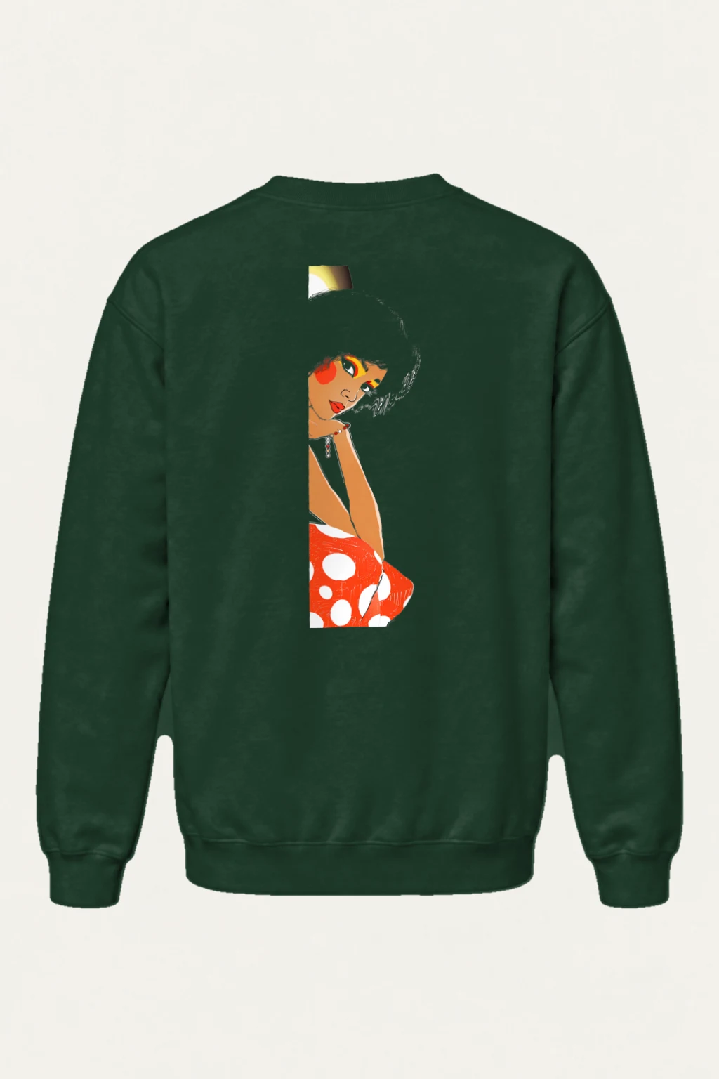 "Polka Dot Muse" Heavy Blend Unisex Crewneck Sweatshirt | Gildan 18000