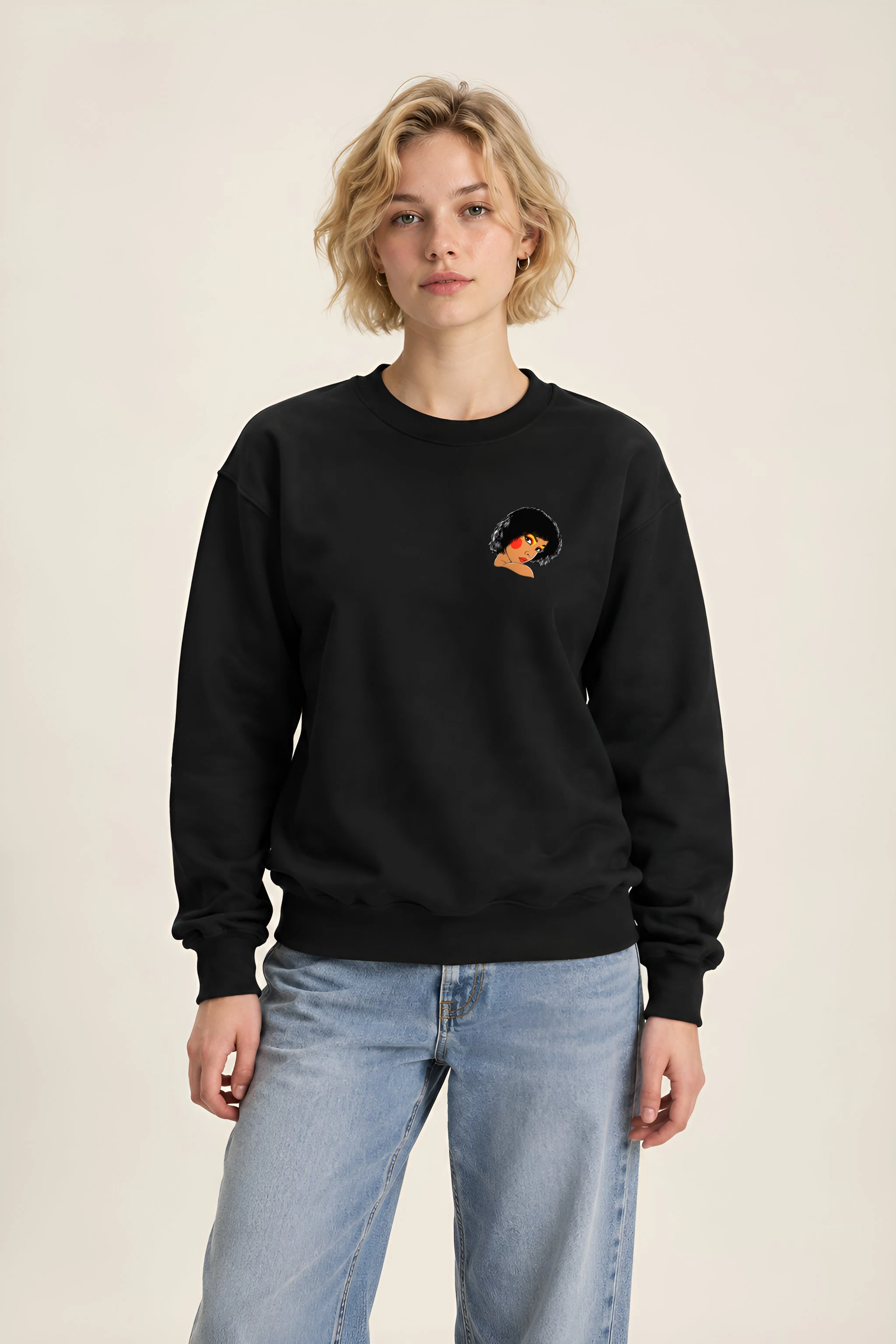 "Polka Dot Muse" 1 Crewneck Sweatshirt