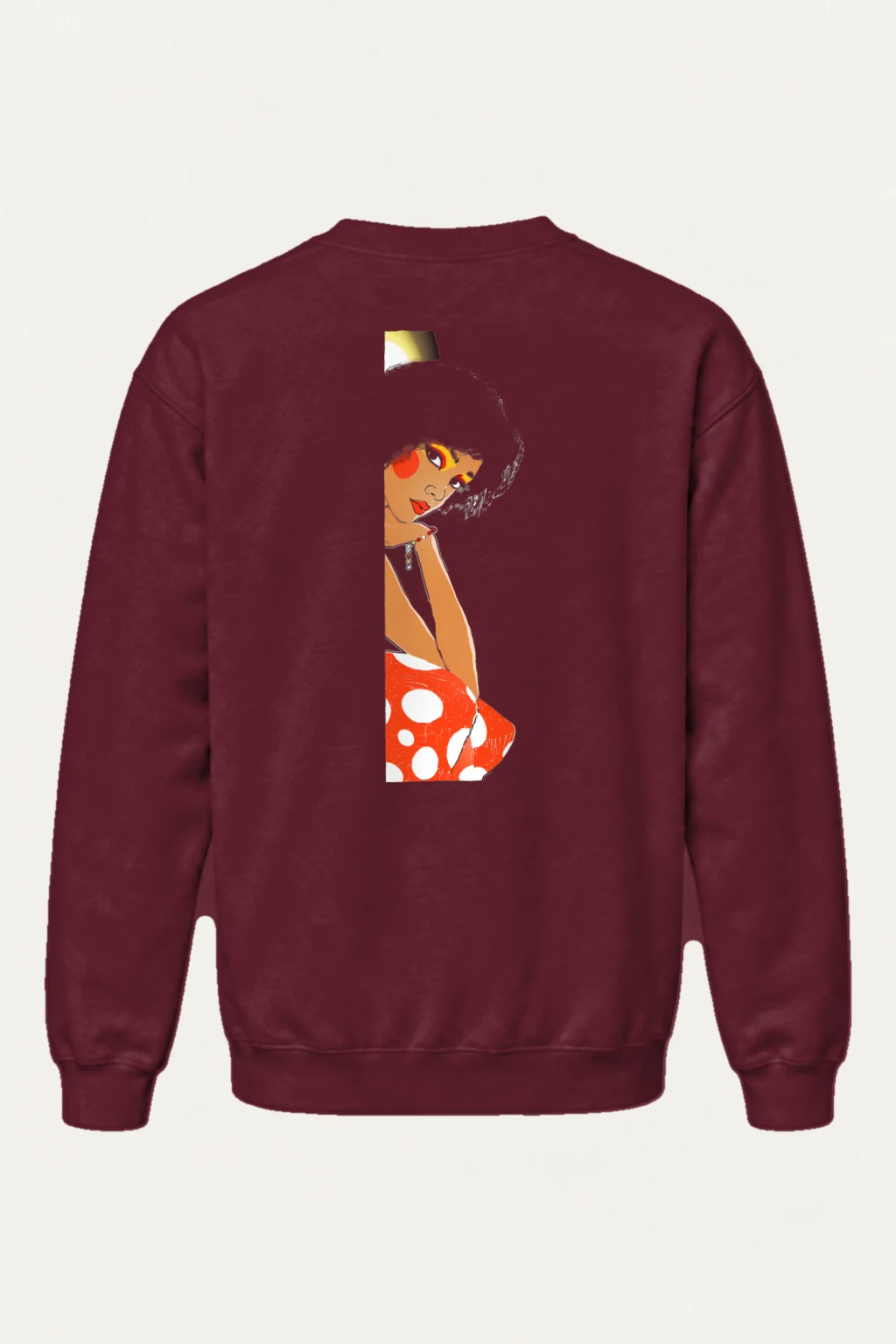 "Polka Dot Muse" Heavy Blend Unisex Crewneck Sweatshirt | Gildan 18000