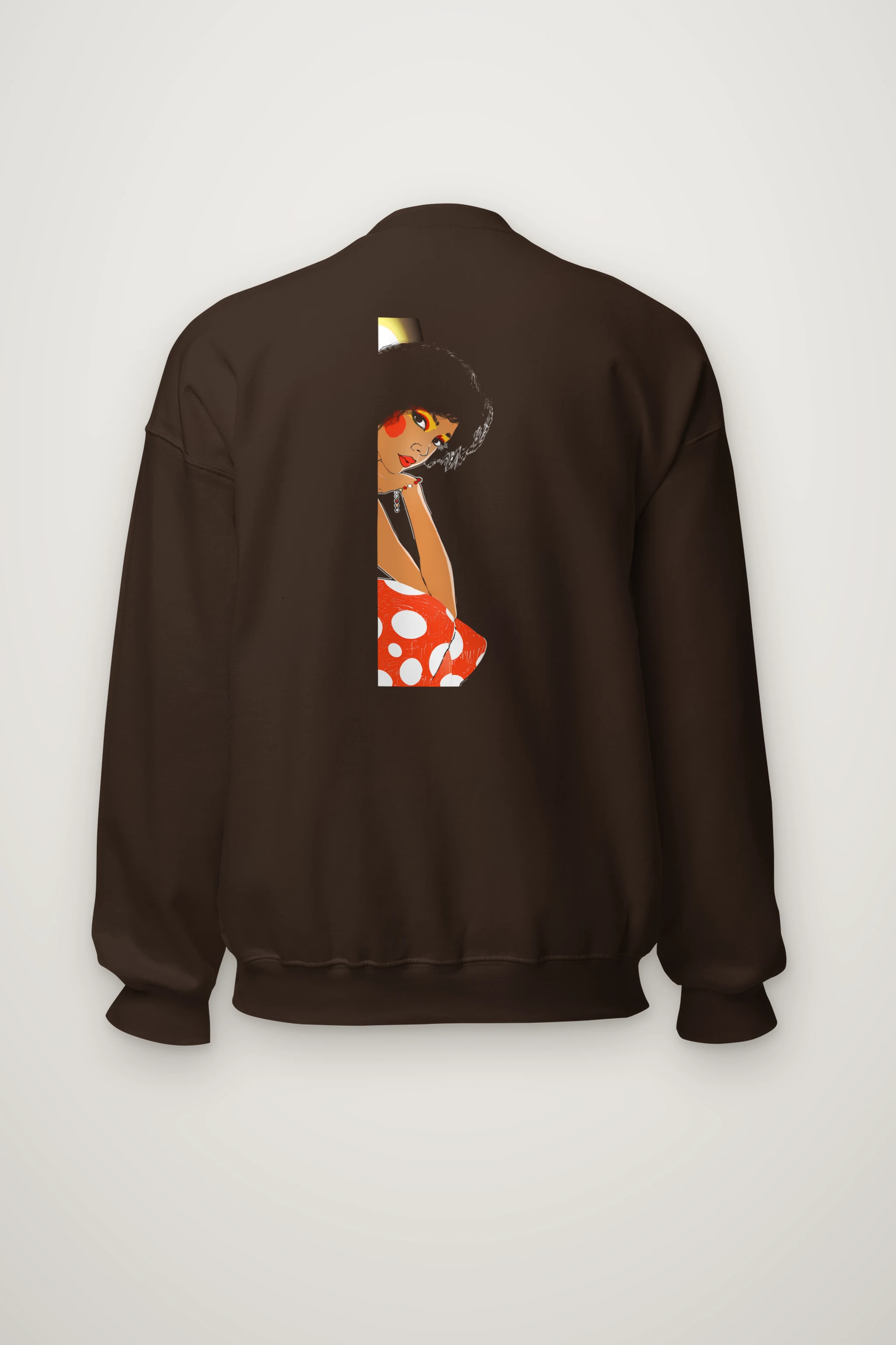 "Polka Dot Muse" Heavy Blend Unisex Crewneck Sweatshirt