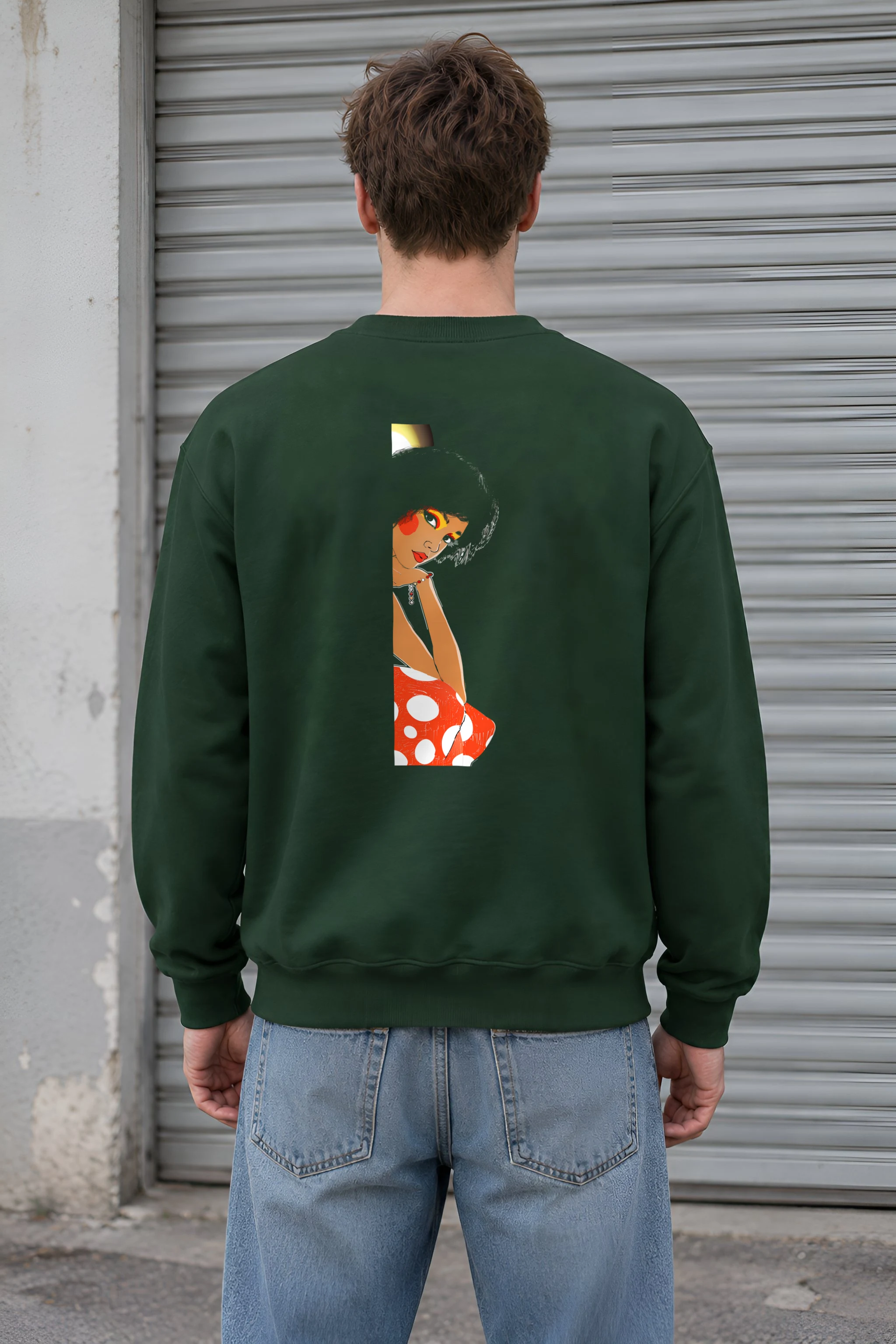 "Polka Dot Muse" 1 Crewneck Sweatshirt