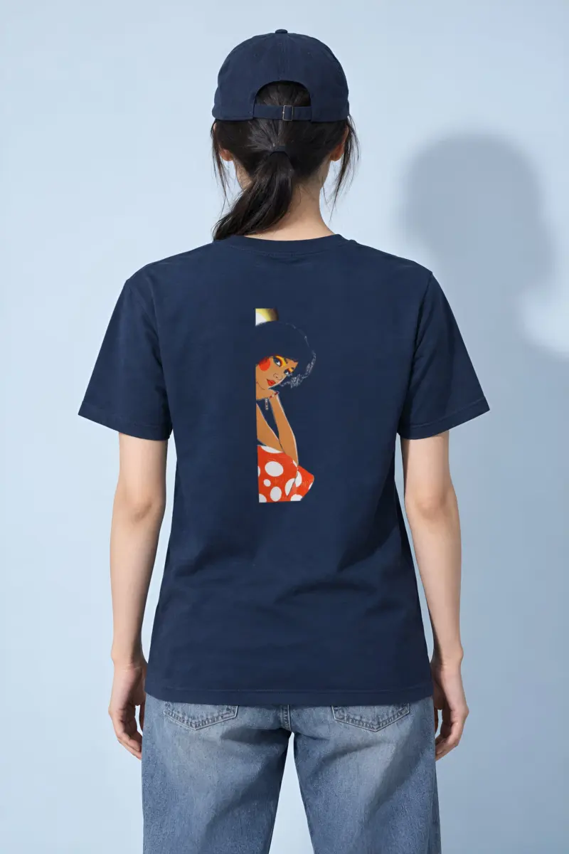 "Polka Dot Muse" Heavyweight Unisex Crewneck T-shirt