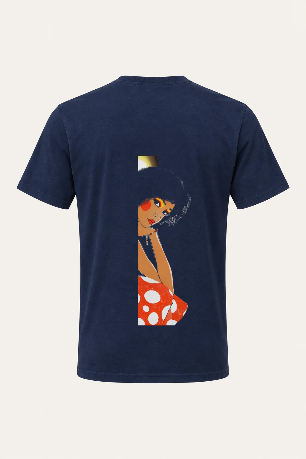 "Polka Dot Muse" Heavyweight Unisex Crewneck T-shirt | Gildan 5000