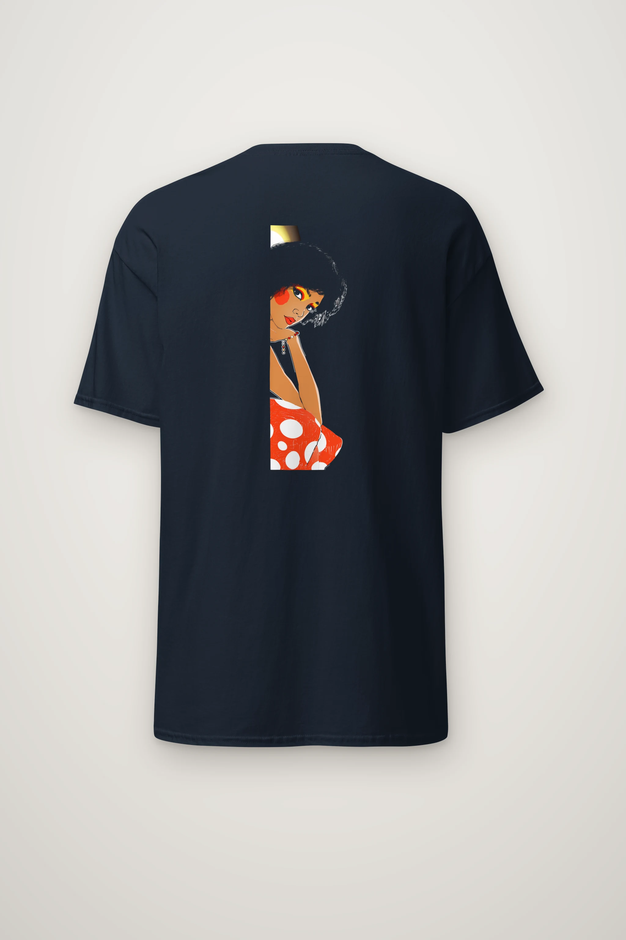 "Polka Dot Muse" Heavyweight Unisex Crewneck T-shirt
