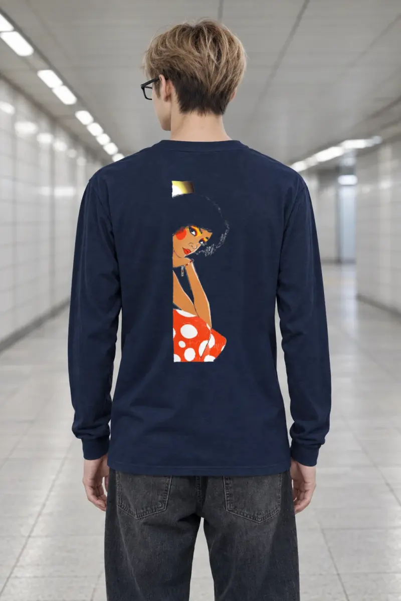 "Polka Dot Muse" Unisex Longsleeve T-shirt