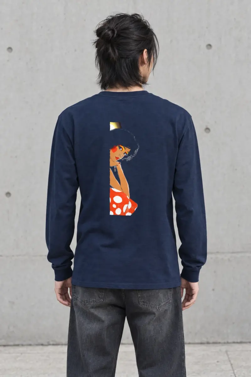 "Polka Dot Muse" Unisex Longsleeve T-shirt