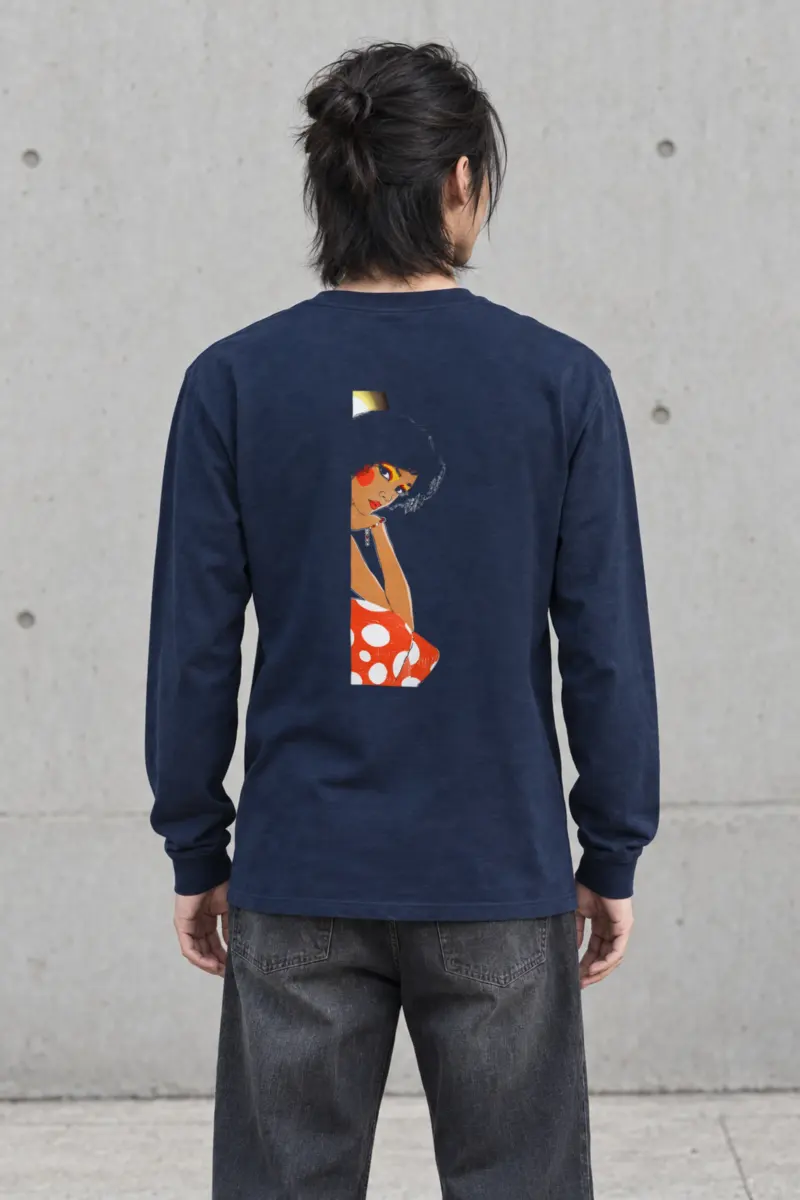 "Polka Dot Muse" Unisex Longsleeve T-shirt