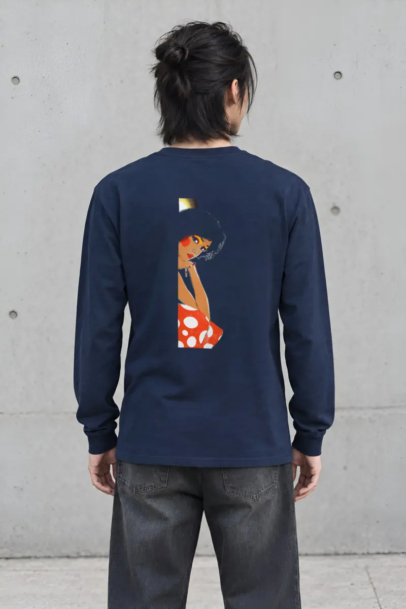 "Polka Dot Muse" Unisex Longsleeve T-shirt