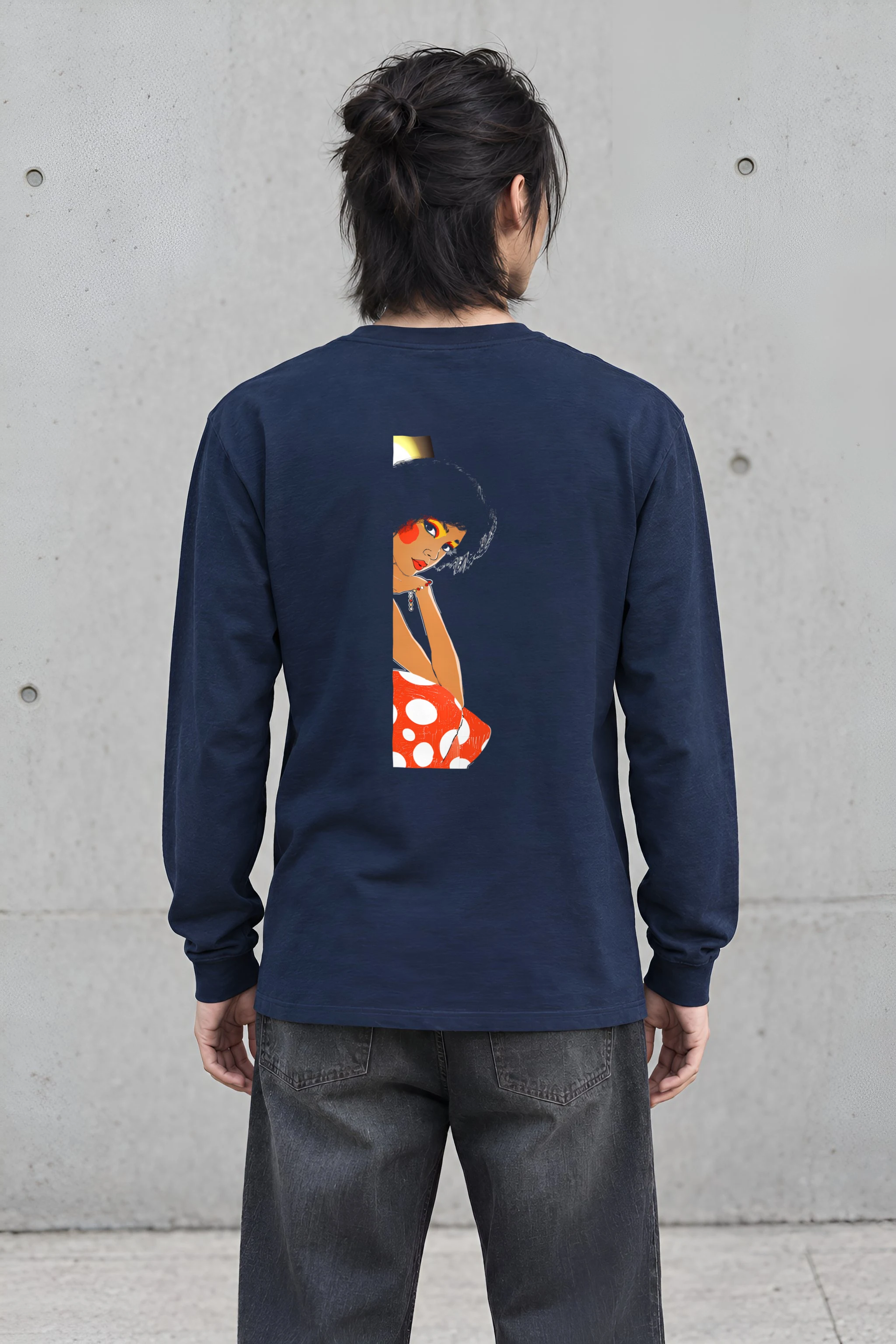 "Polka Dot Muse" Unisex Longsleeve T-shirt