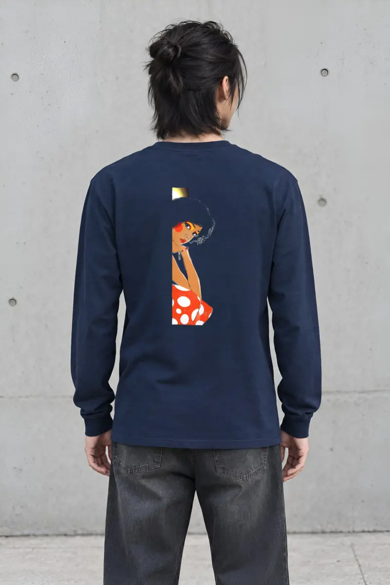 "Polka Dot Muse" Unisex Longsleeve T-shirt