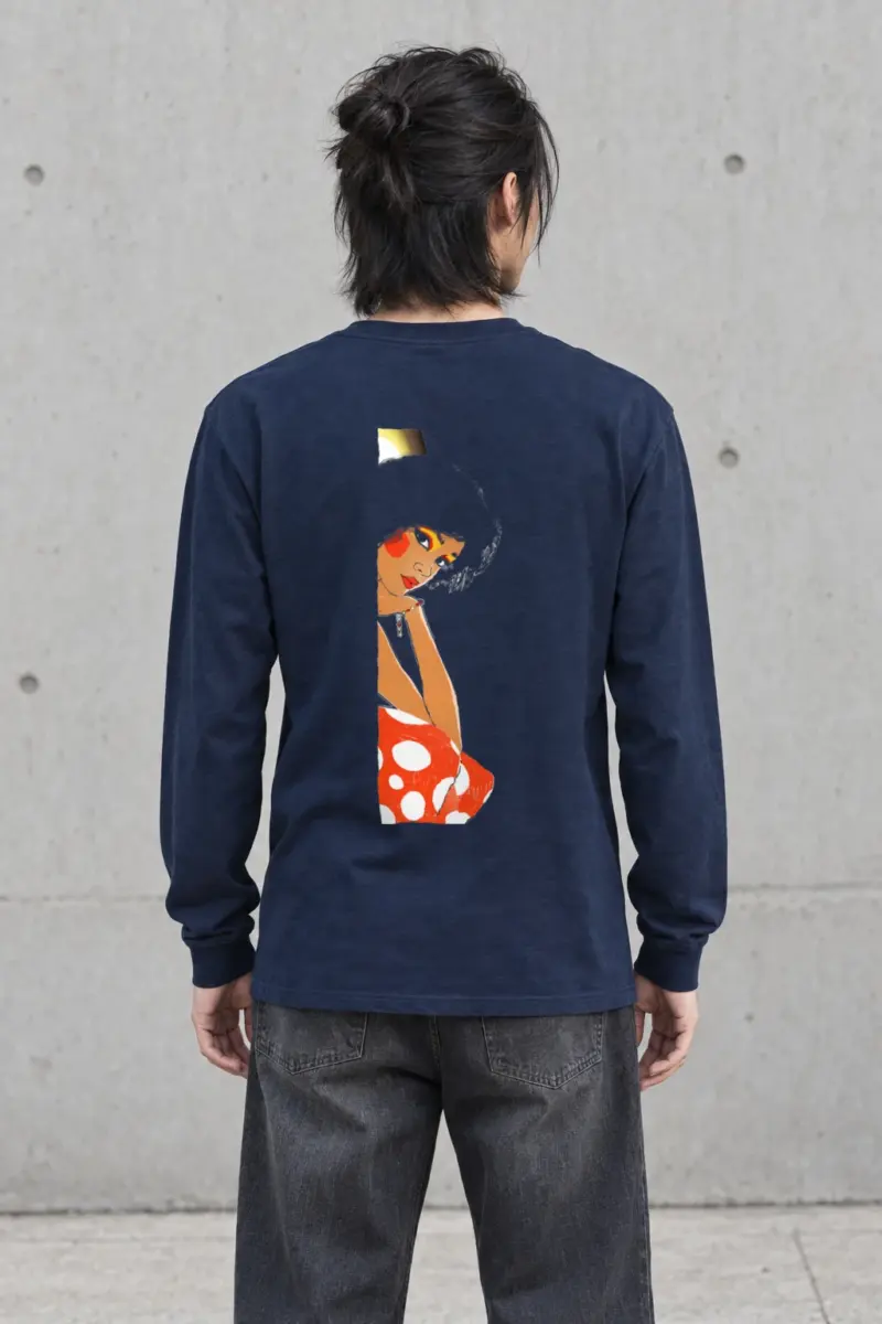 "Polka Dot Muse" Unisex Longsleeve T-shirt