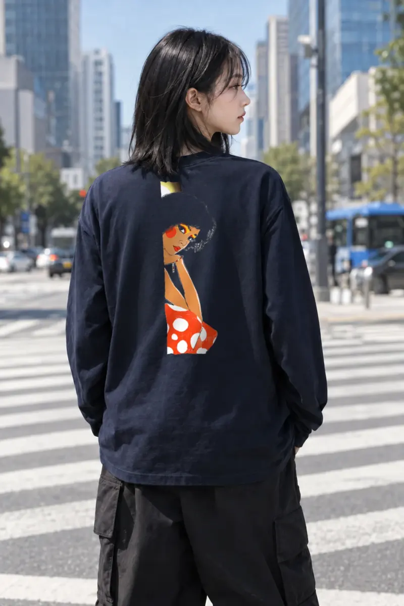 "Polka Dot Muse" Unisex Longsleeve T-shirt | Gildan 2400