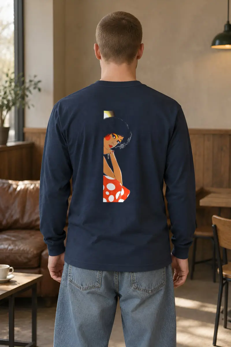 "Polka Dot Muse" Unisex Longsleeve T-shirt