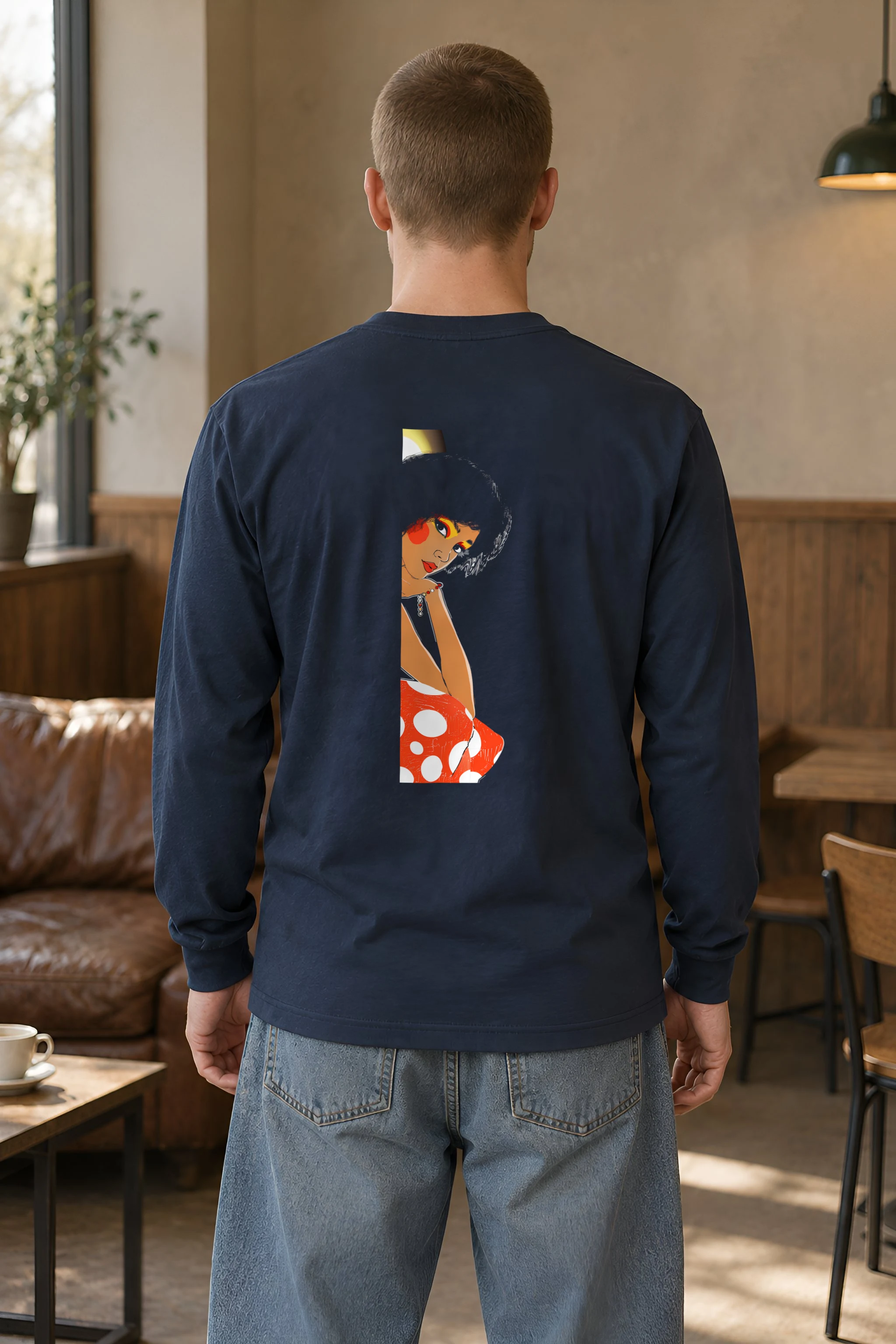 "Polka Dot Muse" Unisex Longsleeve T-shirt