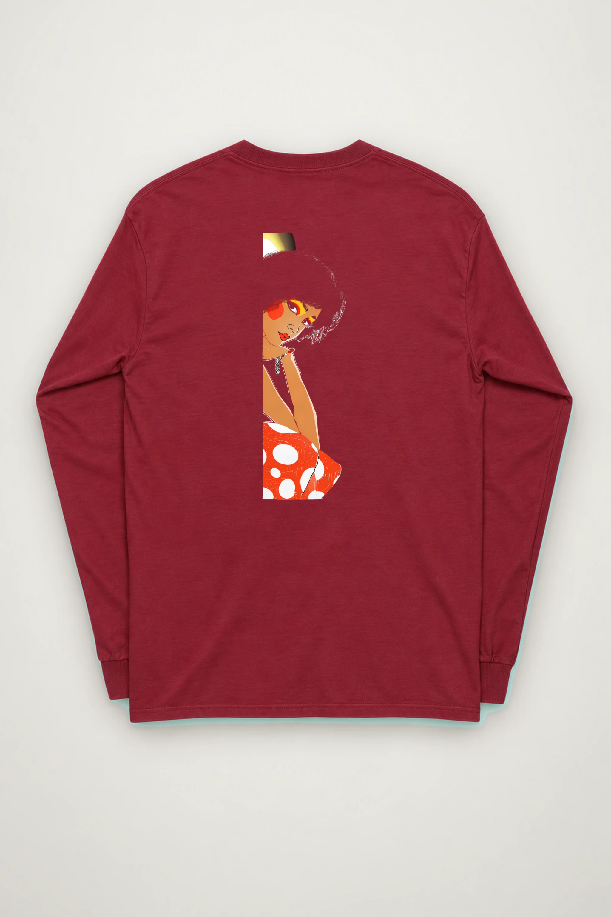 "Polka Dot Muse" Unisex Longsleeve T-shirt