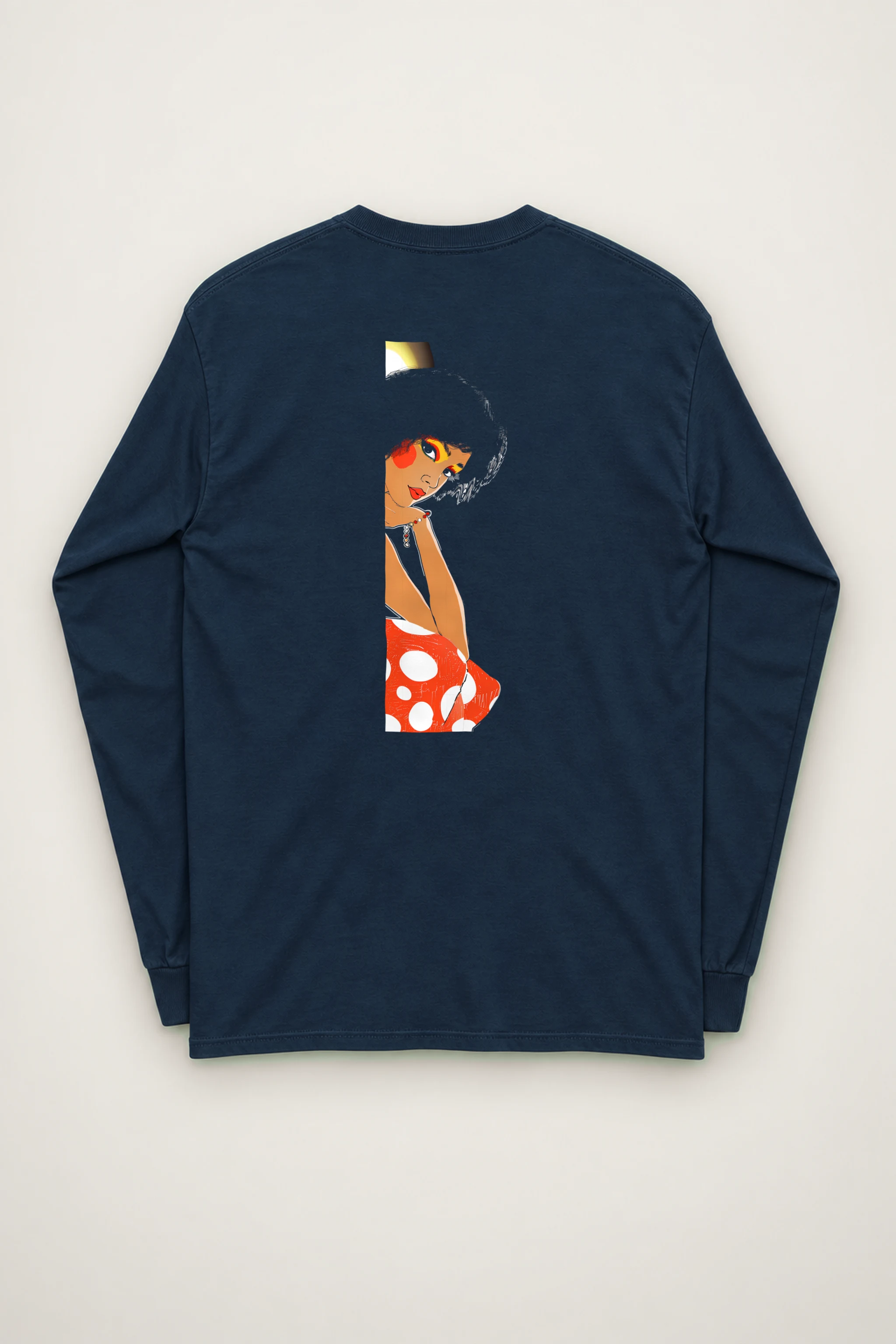 "Polka Dot Muse" Unisex Longsleeve T-shirt
