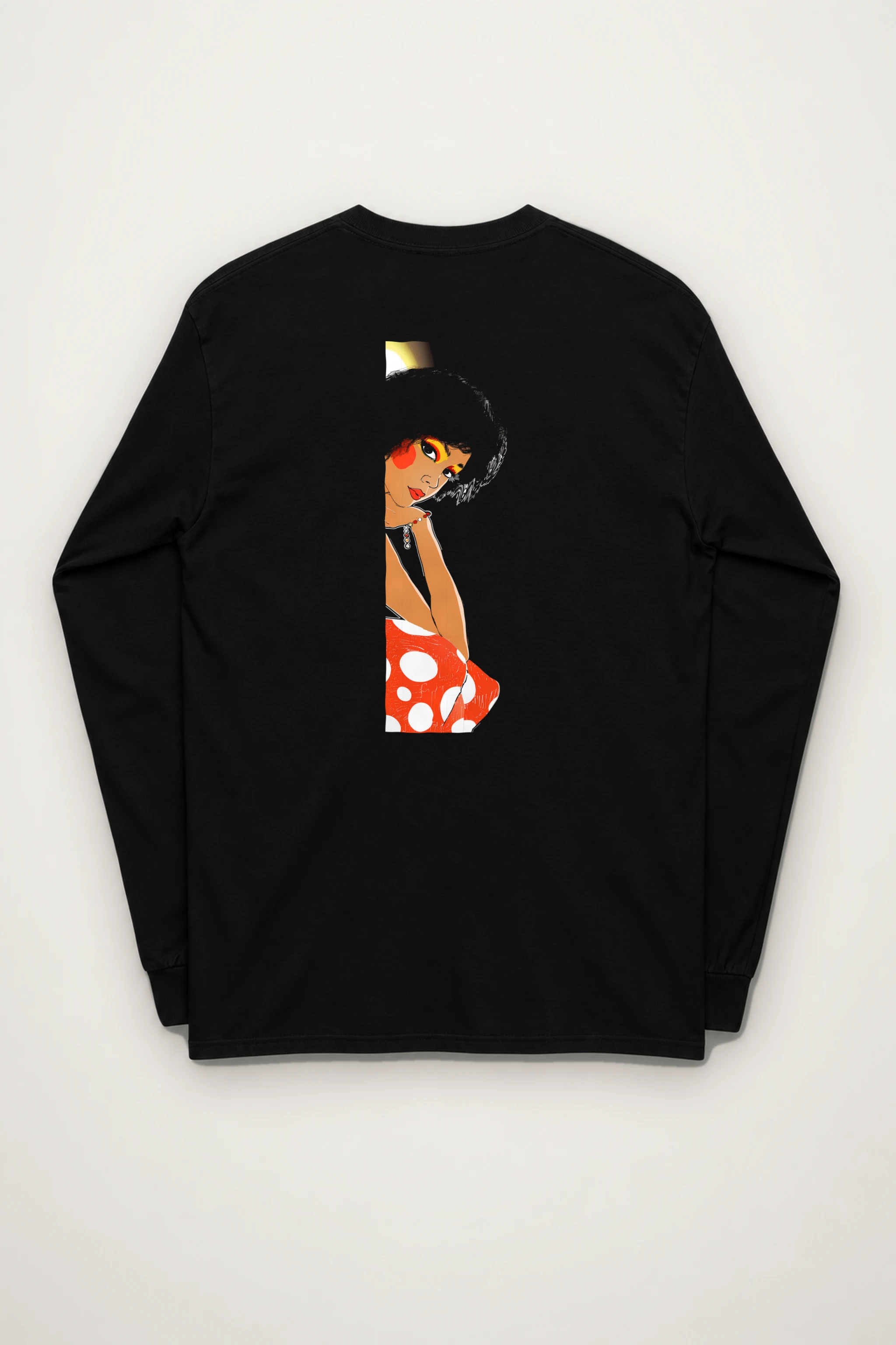 "Polka Dot Muse" Unisex Longsleeve T-shirt